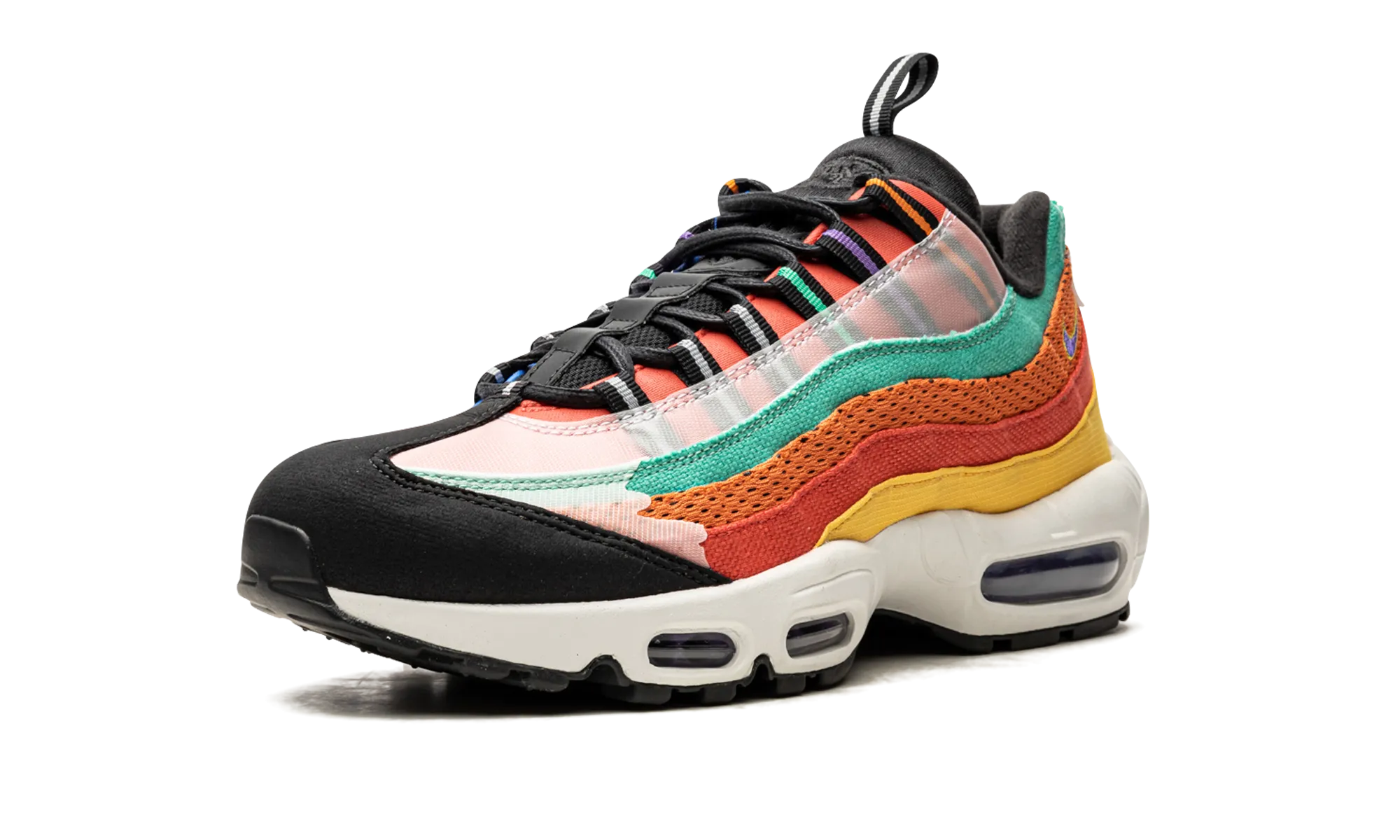 Air Max 95 "BHM/Black History Month 2020" running in a drawbridge area shoes