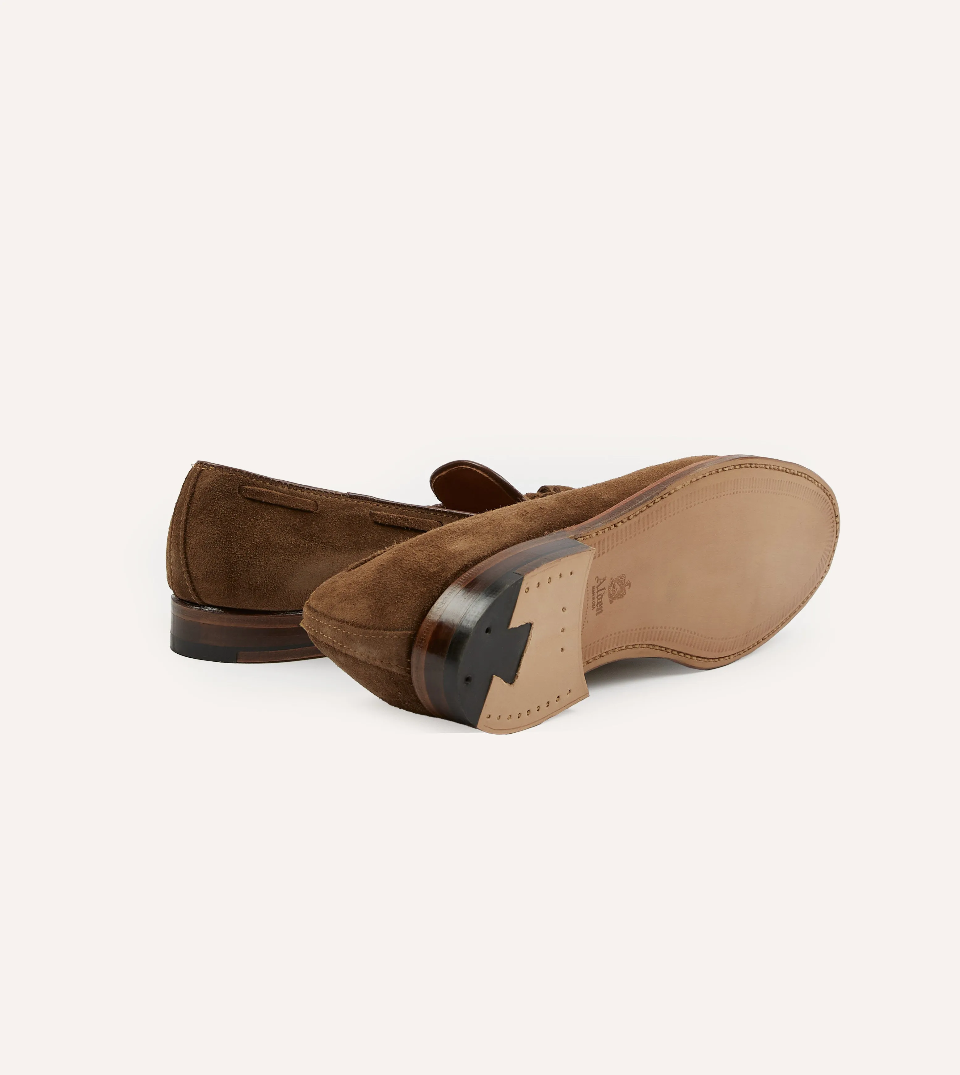 winter use Prestige Fit Alden Snuff Suede Tassel Loafer