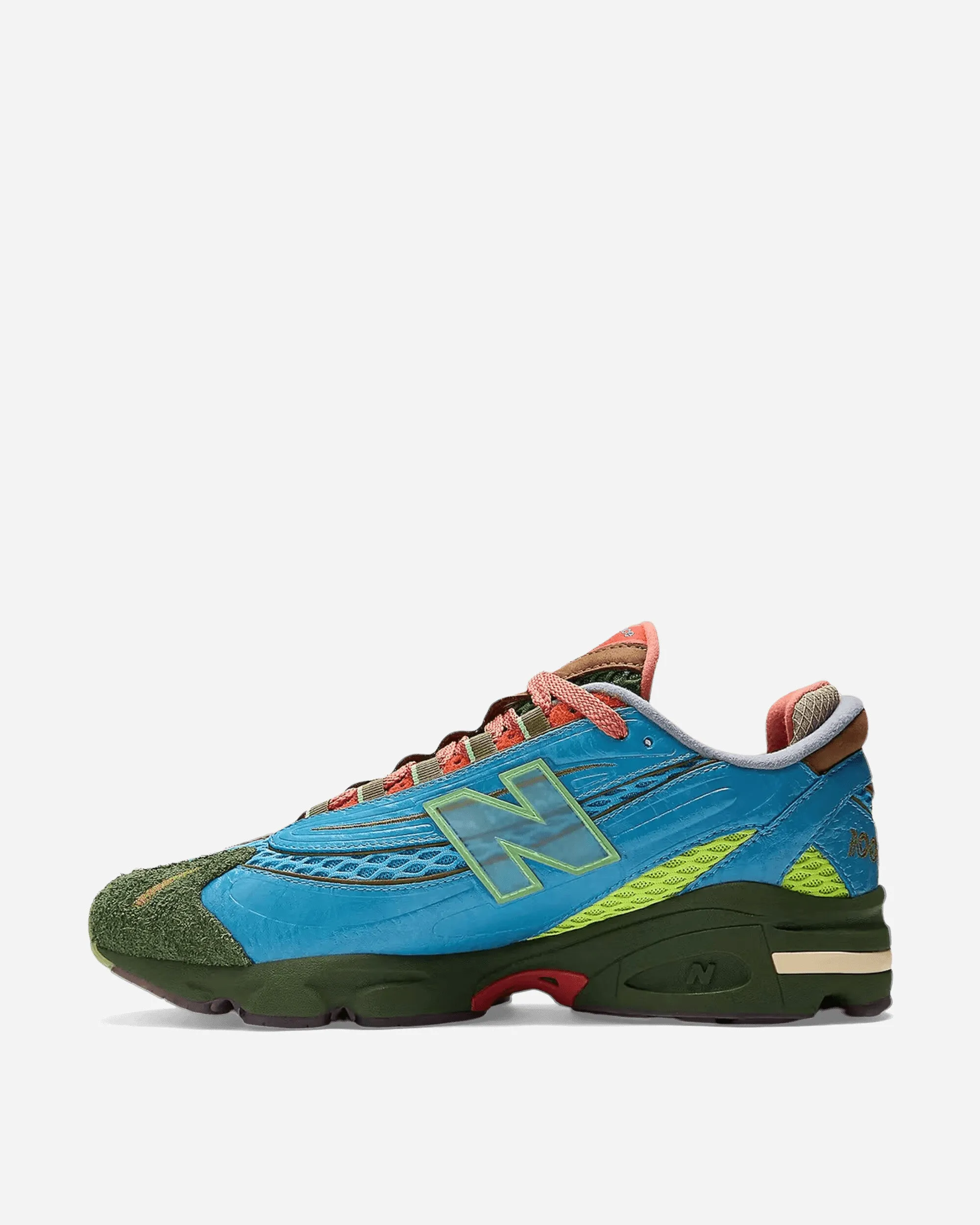 Salehe Bembury 1000 Sneakers Blue / Lime / Red Bold Design