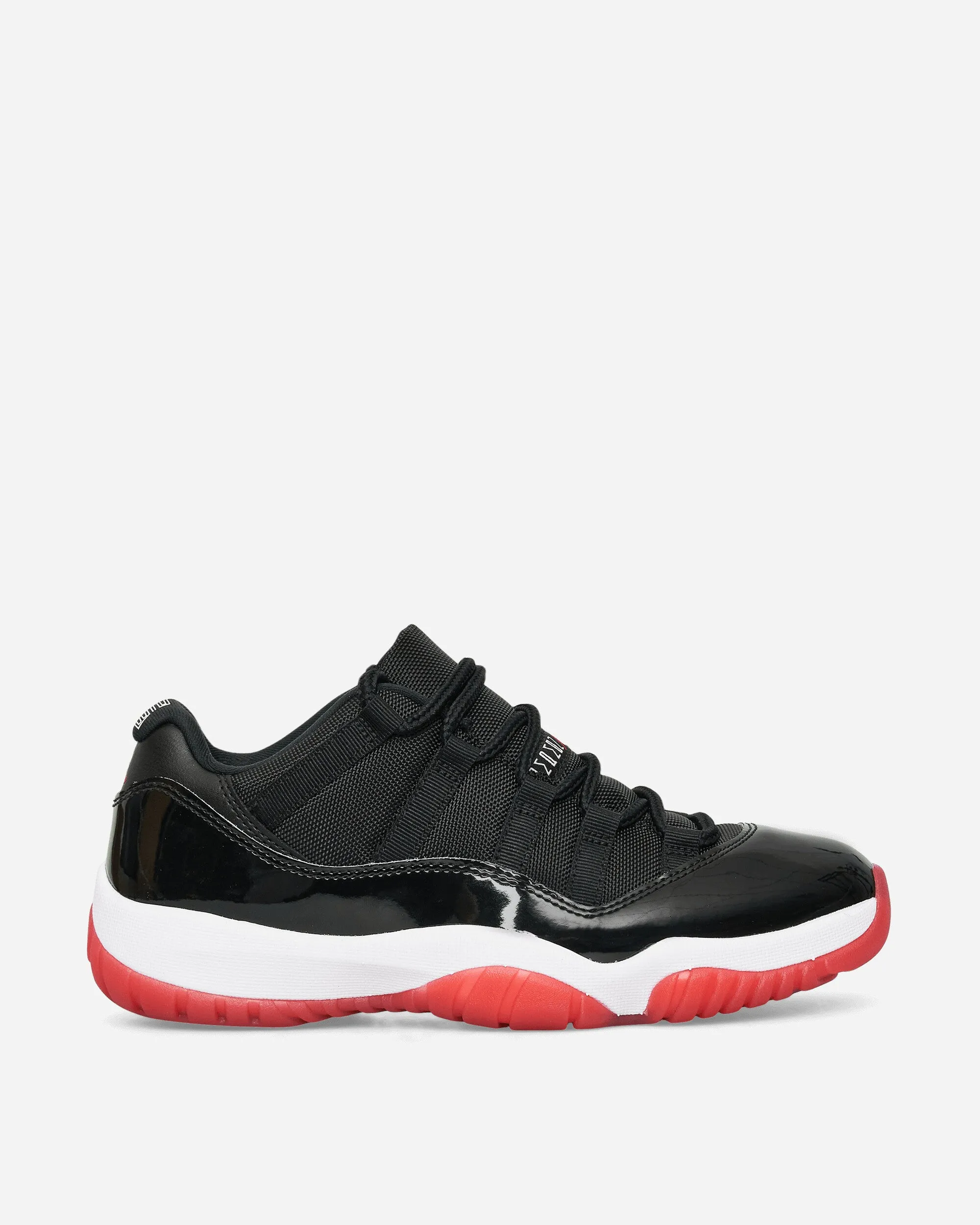 Air Jordan 11 Low Sneakers Bred Structured Shoe