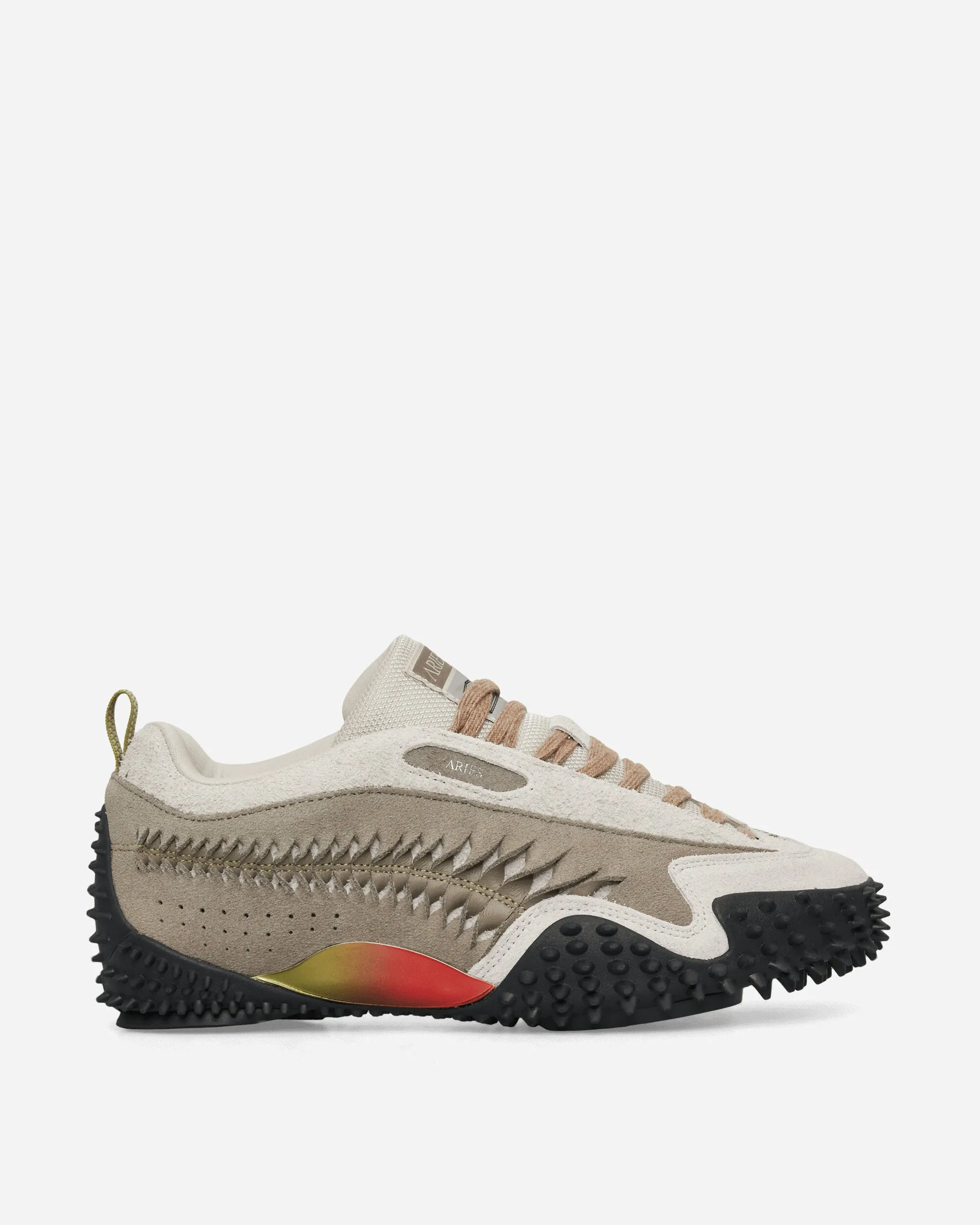 ARIES Mostro Craft Sneakers Ecru / Mouse Gray Daily Step