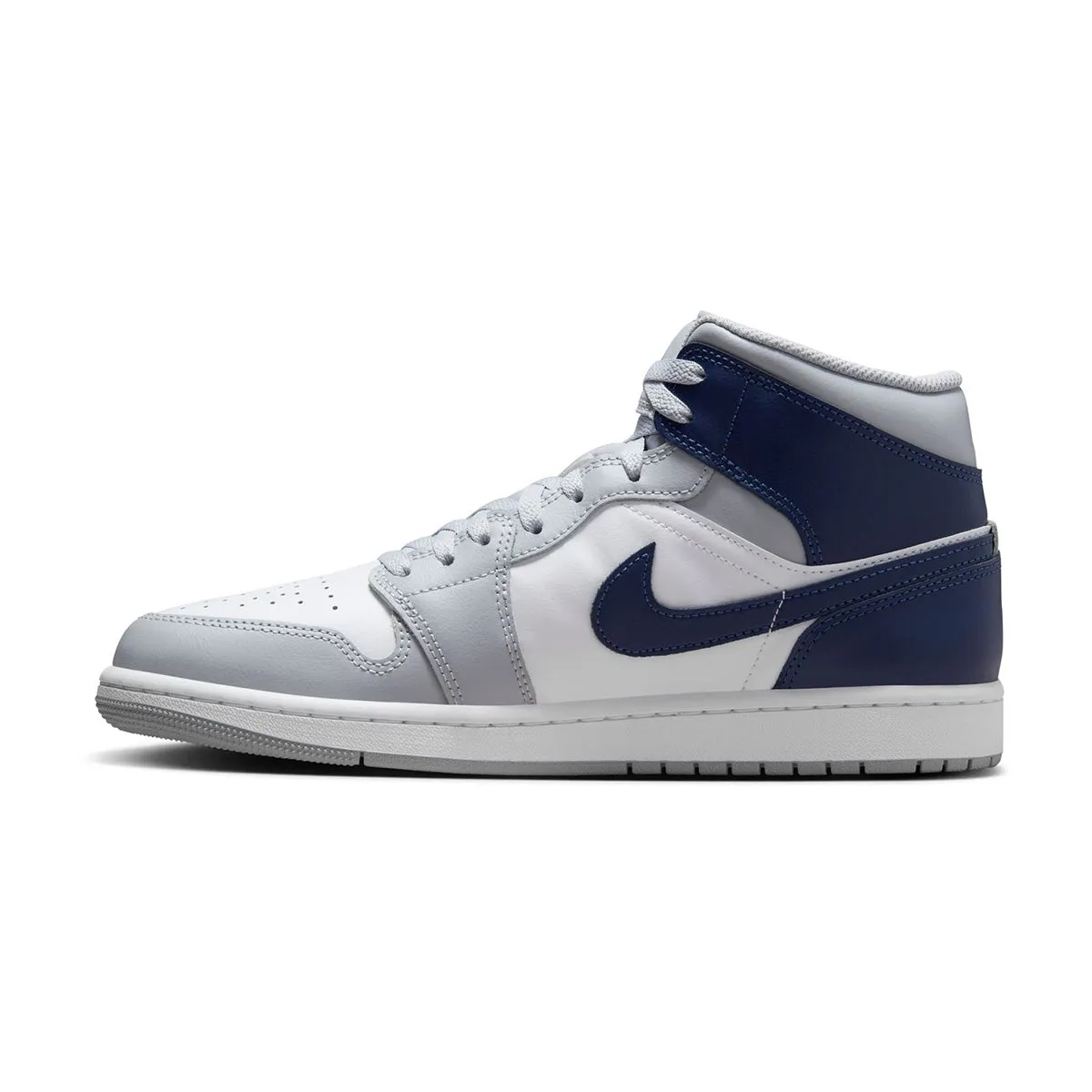 Air Jordan 1 Mid 'Wolf Grey Midnight Navy' Mountain