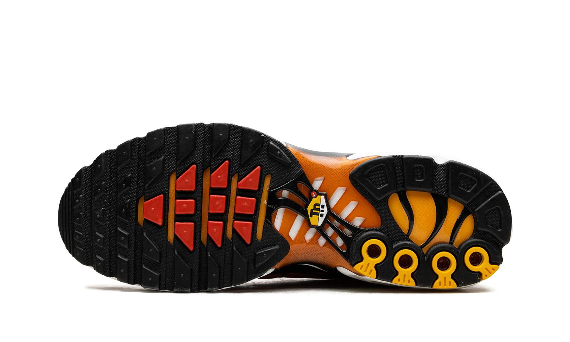 Air Max Plus "Sunset" heel pads closed - toe shoes