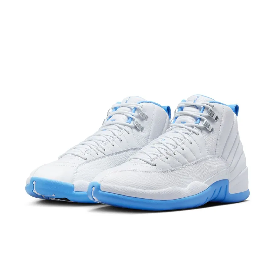 Comfortable M Air Jordan 12 Retro "White and University Blue" CT8013-112
