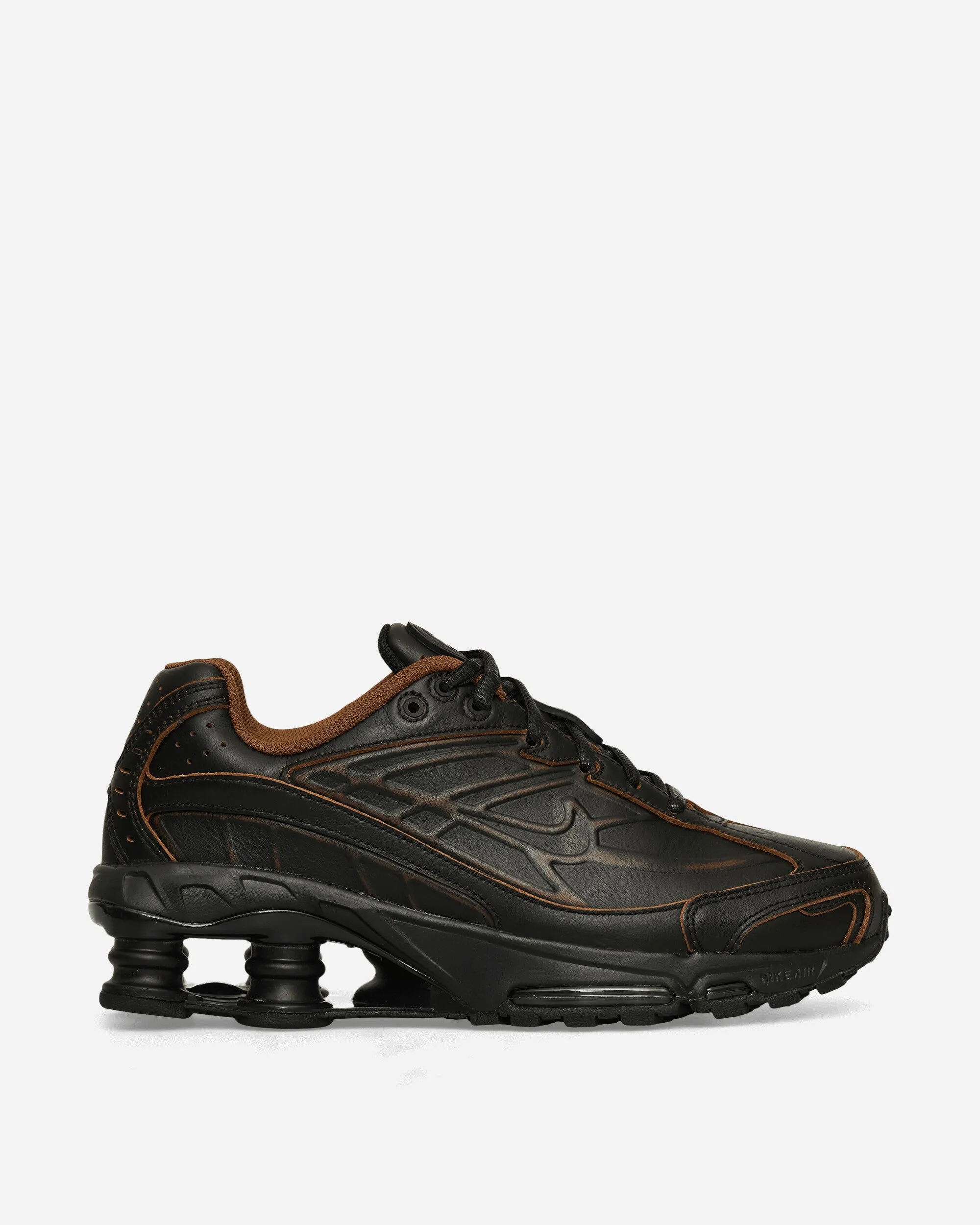 Shox Ride 2 Premium Sneakers Black / Light British Tan Clean Aesthetic Adaptive Fit System