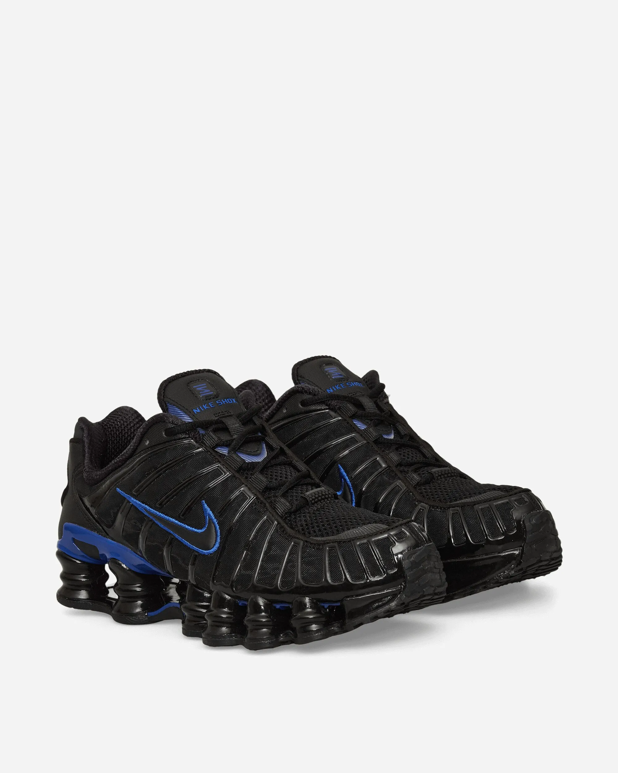 Shox TL Sneakers Black / Racer Blue Stretchable Material
