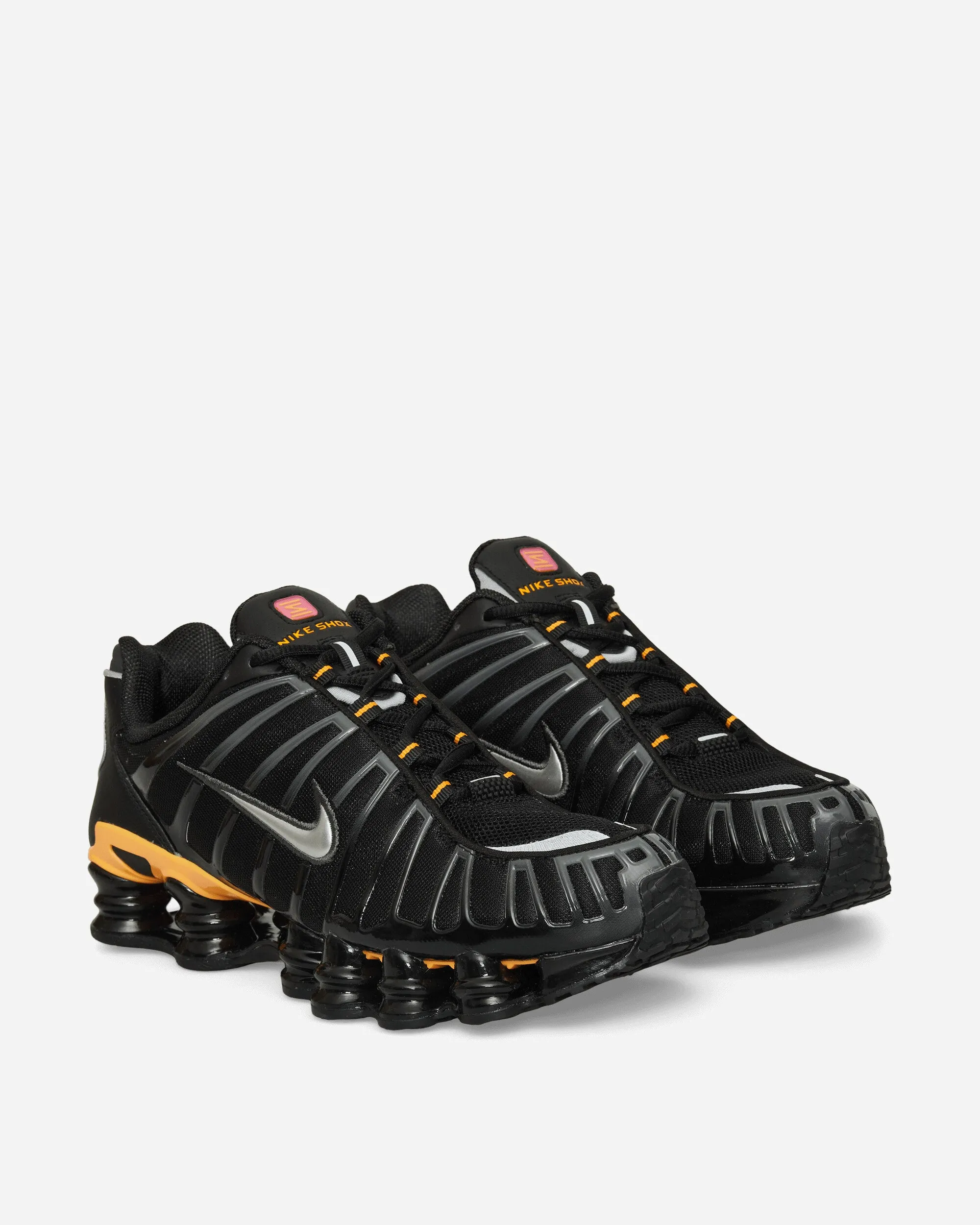 Micro Grip Tread Pattern Shox TL Sneakers Black / Varsity Maize / Metallic Silver