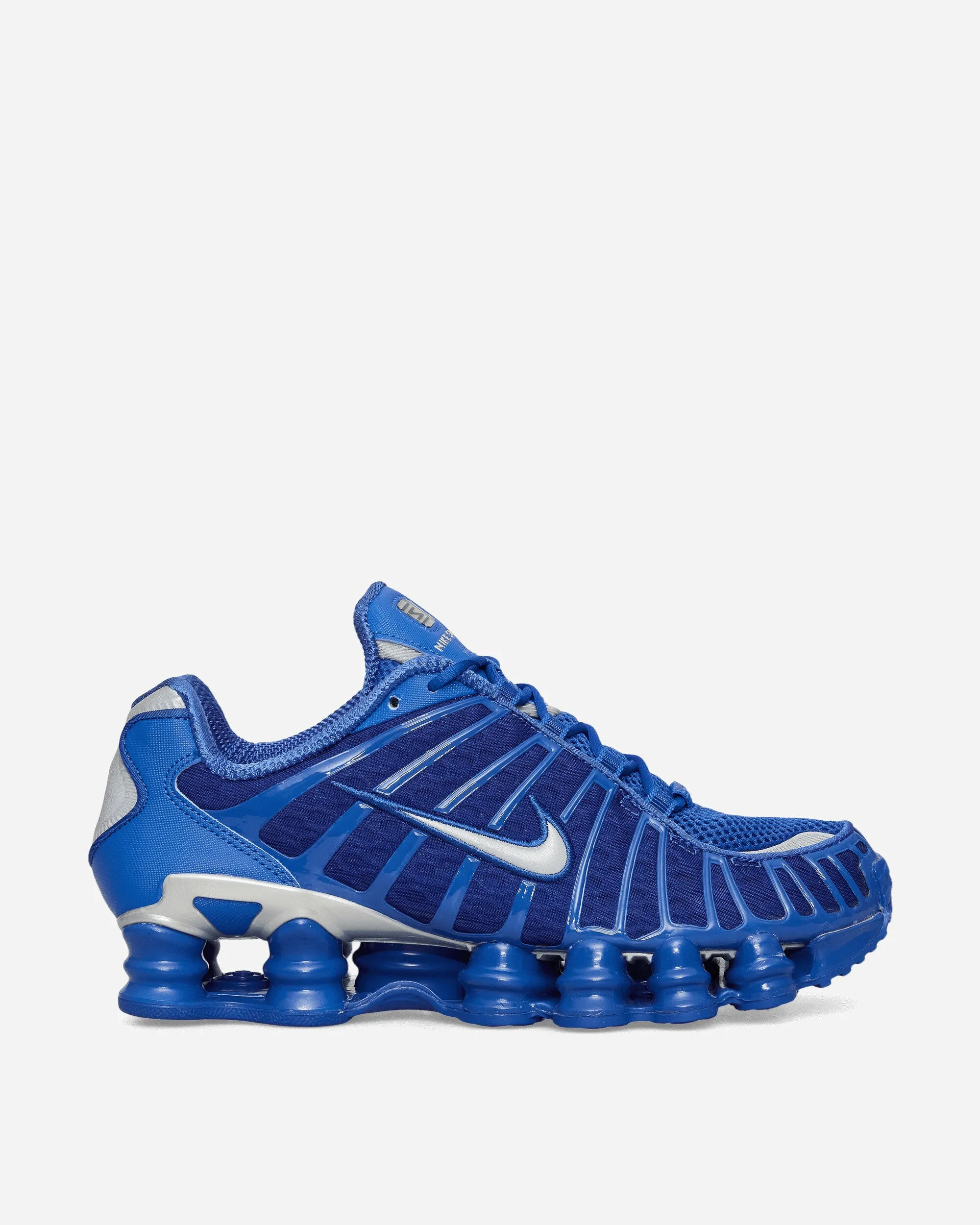 Shox TL Sneakers Hyper Royal / Metallic Silver Pull   Tab Walk Flow