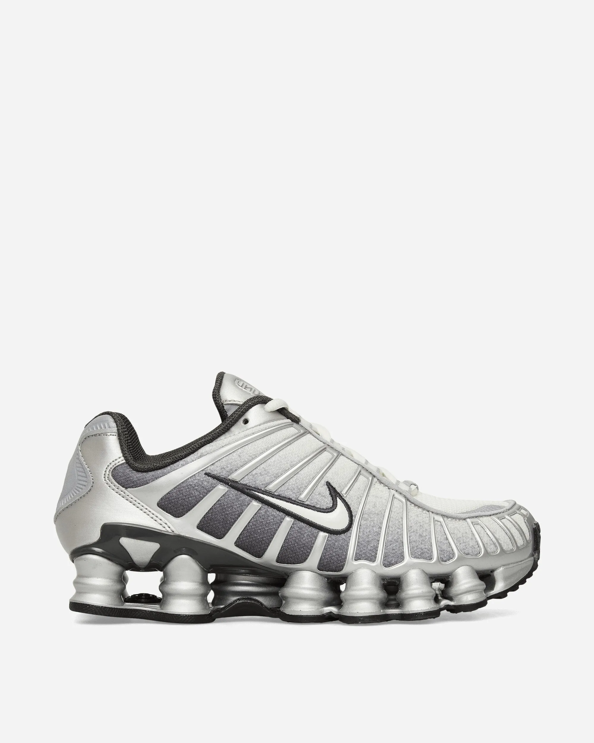 Snug Heel Lock Shox TL Sneakers Metallic Silver / Wolf Grey