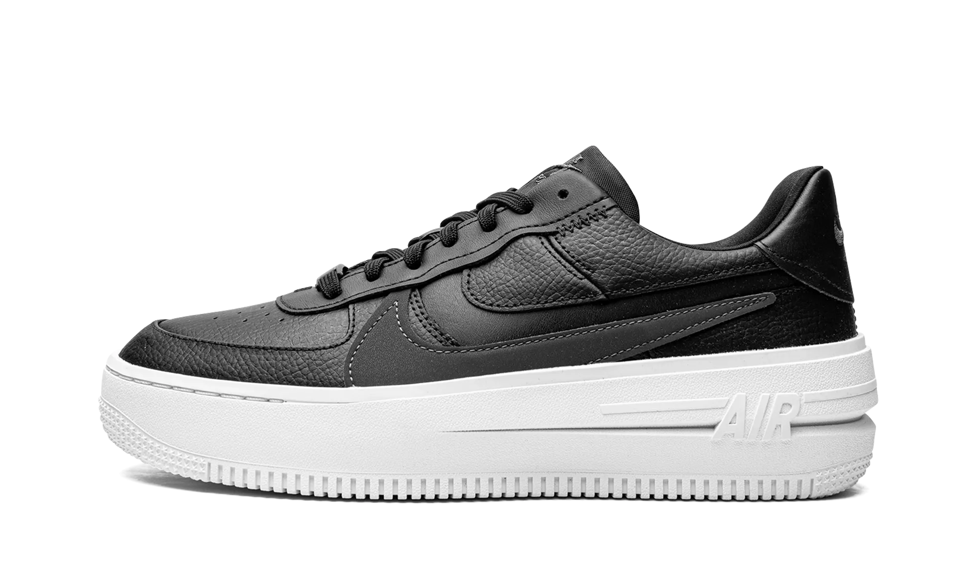 Wide toe box Durable Overlay AIR FORCE 1 PLT.AF.ORM MNS WMNS "Black"
