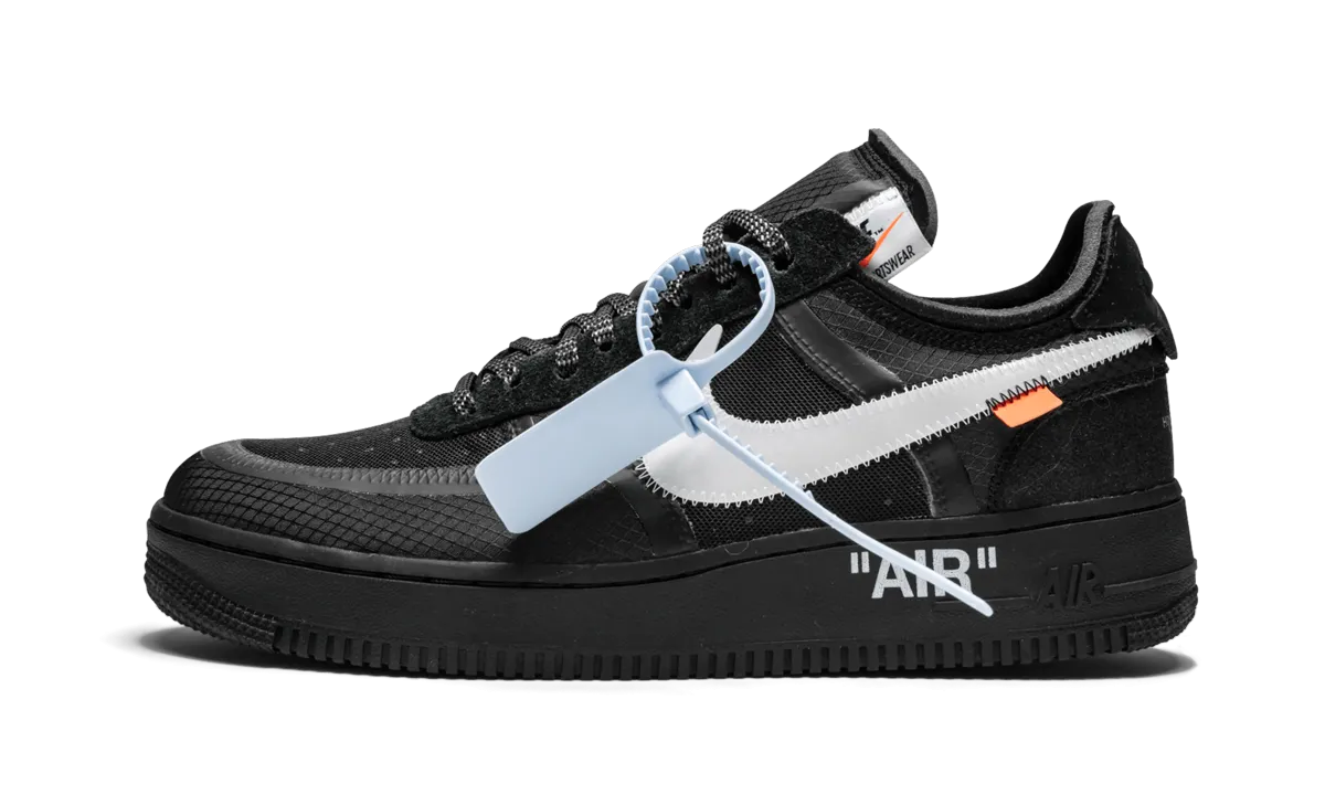 Air Force 1 Low "Off-White Black" Durable Upper Material