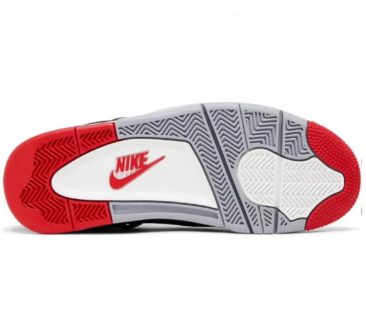 Men's Nike Air Jordan 4 Retro (Bred Reimagined) Lifestyle Mode Durable Material