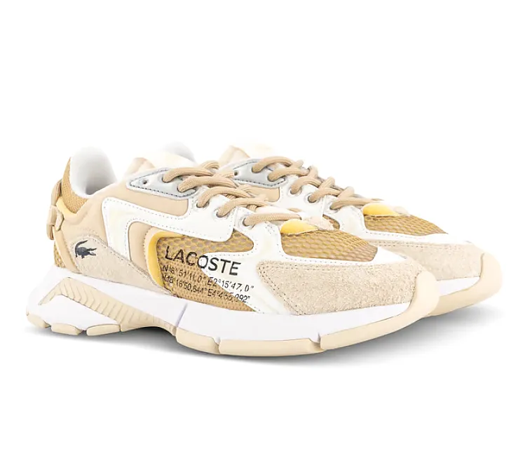 Athletic Purpose Foam Wrap Women's Lacoste L003 Neo 124 5 SFA (Light Tan/White)