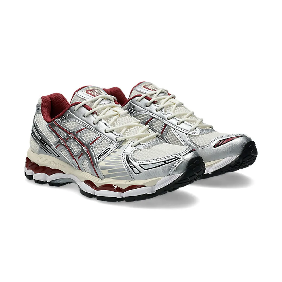 Gel-Kayano 12.1 'Cream Pure Silver' Cushioned traction