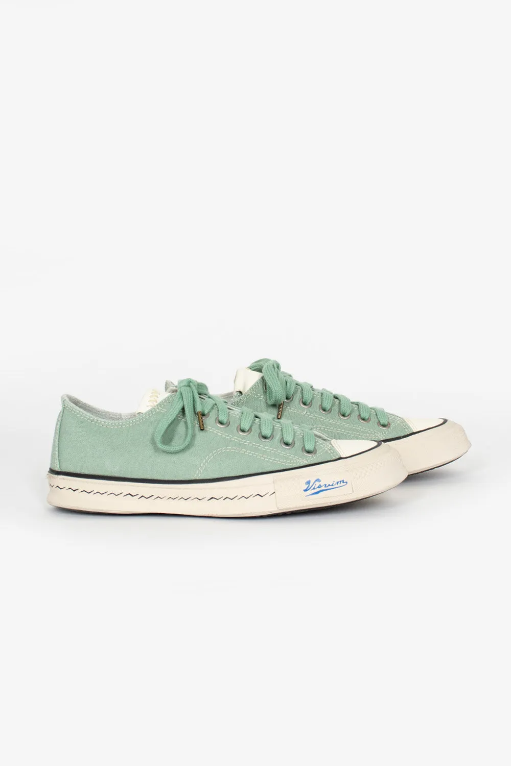 Impact Dispersing Geometries Skagway Lo Sneaker Green Canvas