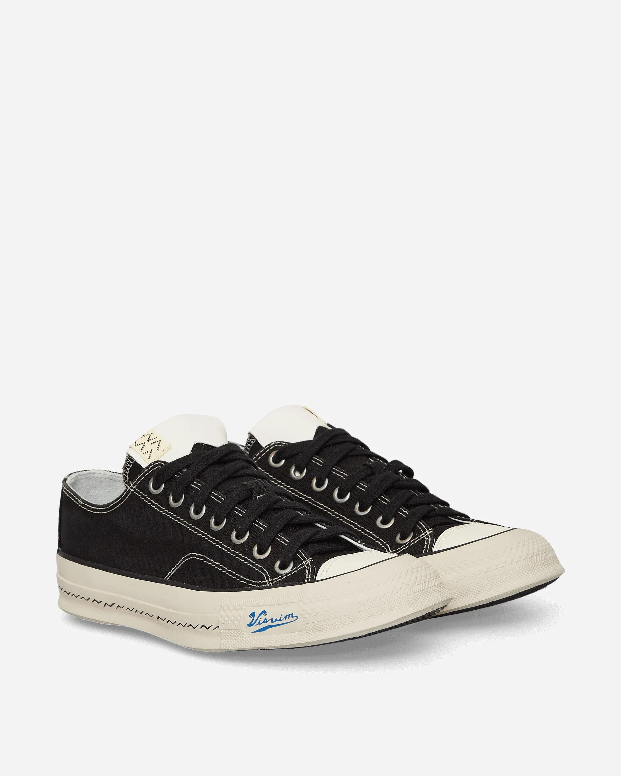 Skagway Lo Sneakers Black Canvas Fabric