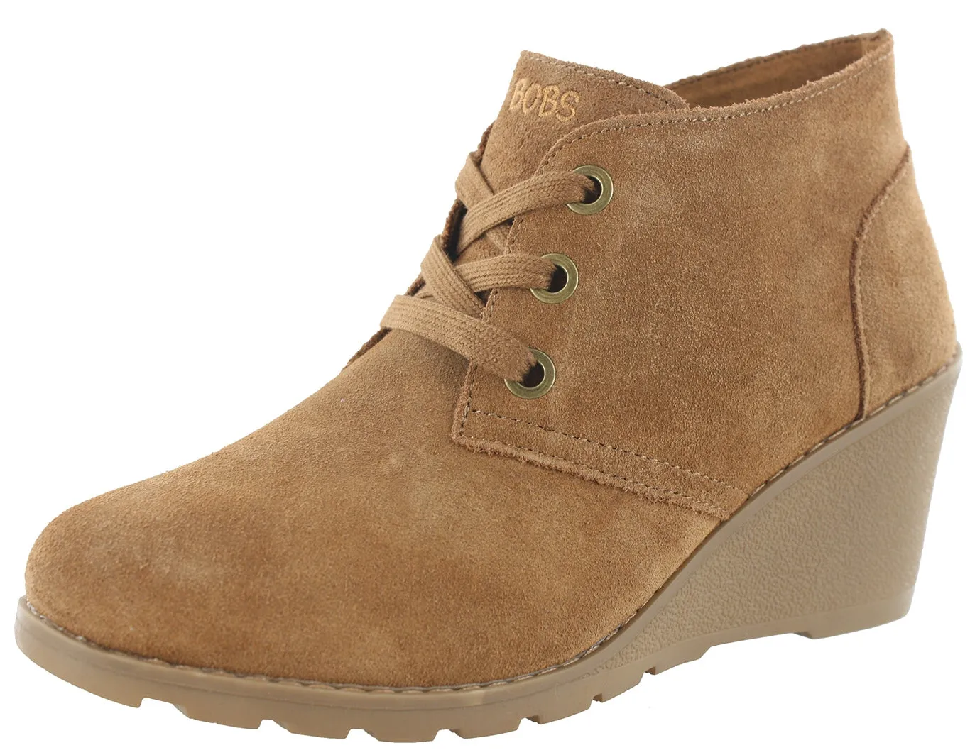 Skechers Women Tumble Weed Ghost Town Wedge Ankle Chukka Boots Shoe Game work commute