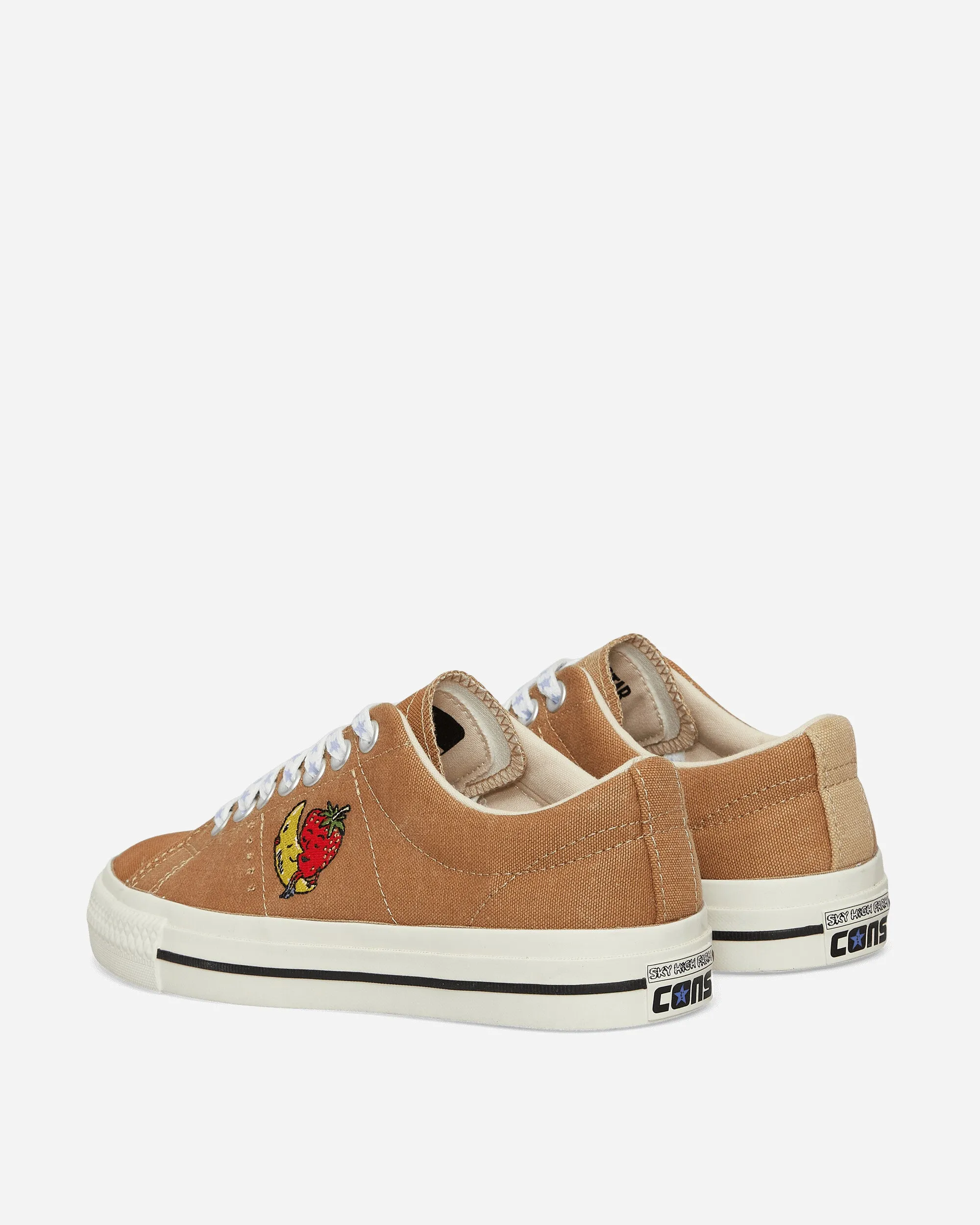 Sky High Farm One Star Pro Sneakers Brown Pull On Design
