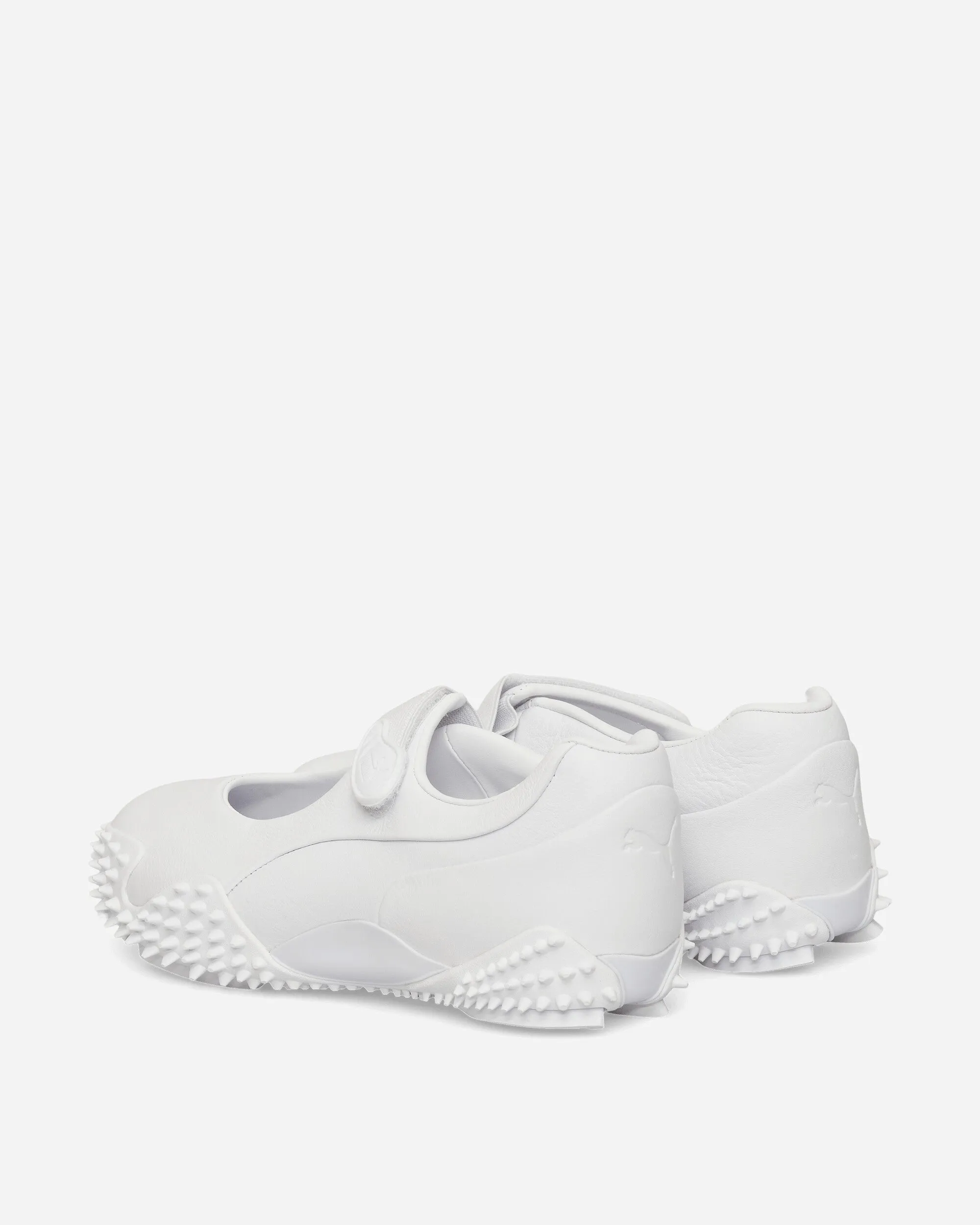 Mostro Fey Leather Sneakers White Light Touch Luxe Touch