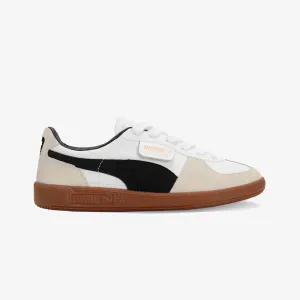 PUMA | PALERMO LTH { PUMA WHITE-VAPOR GRAY-GUM Pause Step