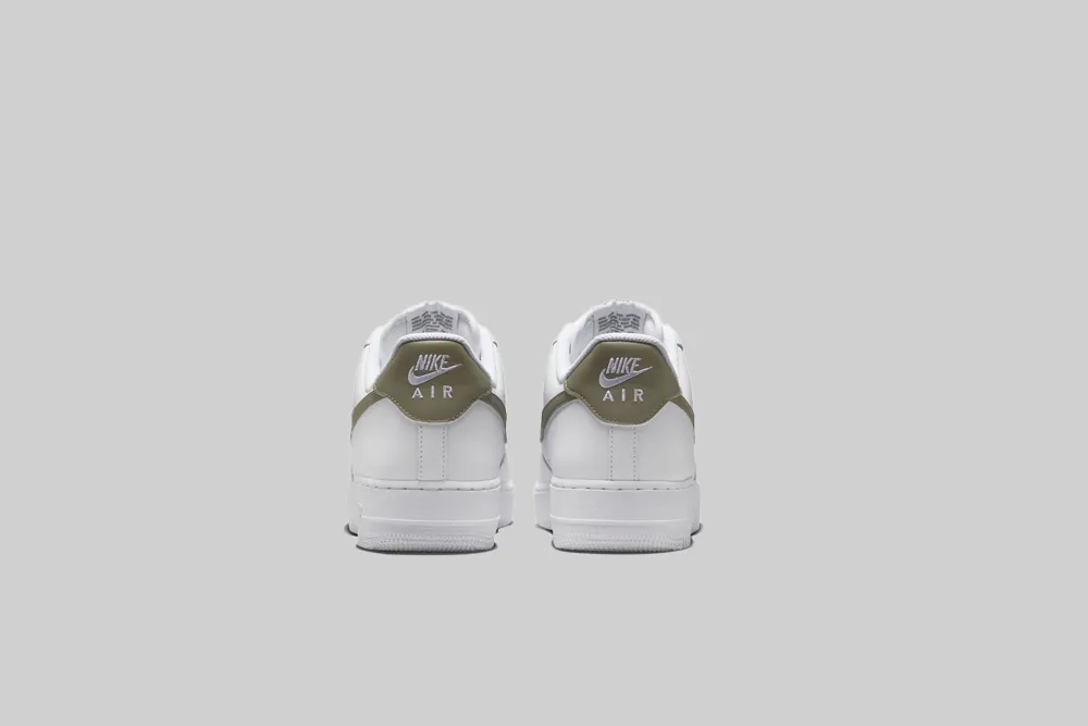 Cushioning Pods Nike Air Force 1 '07 'White and Light Army'