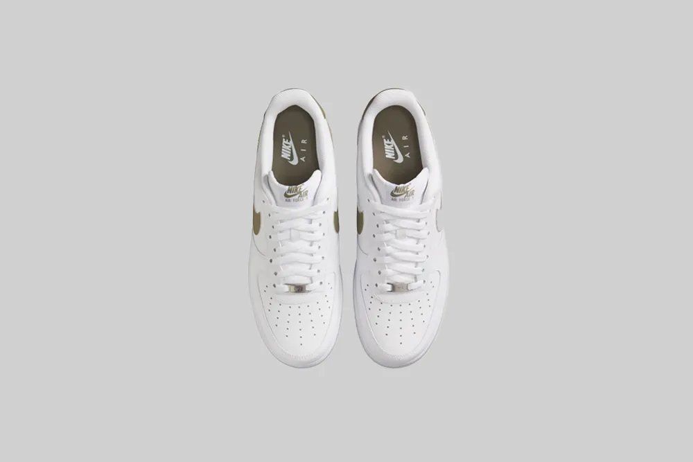Street Performance Nike Air Force 1 '07 'White and Light Army'