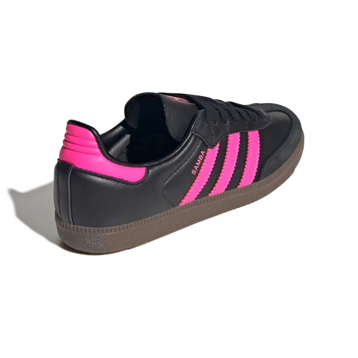 cute look Animal Print Wmns Samba OG 'Core Black Pink'