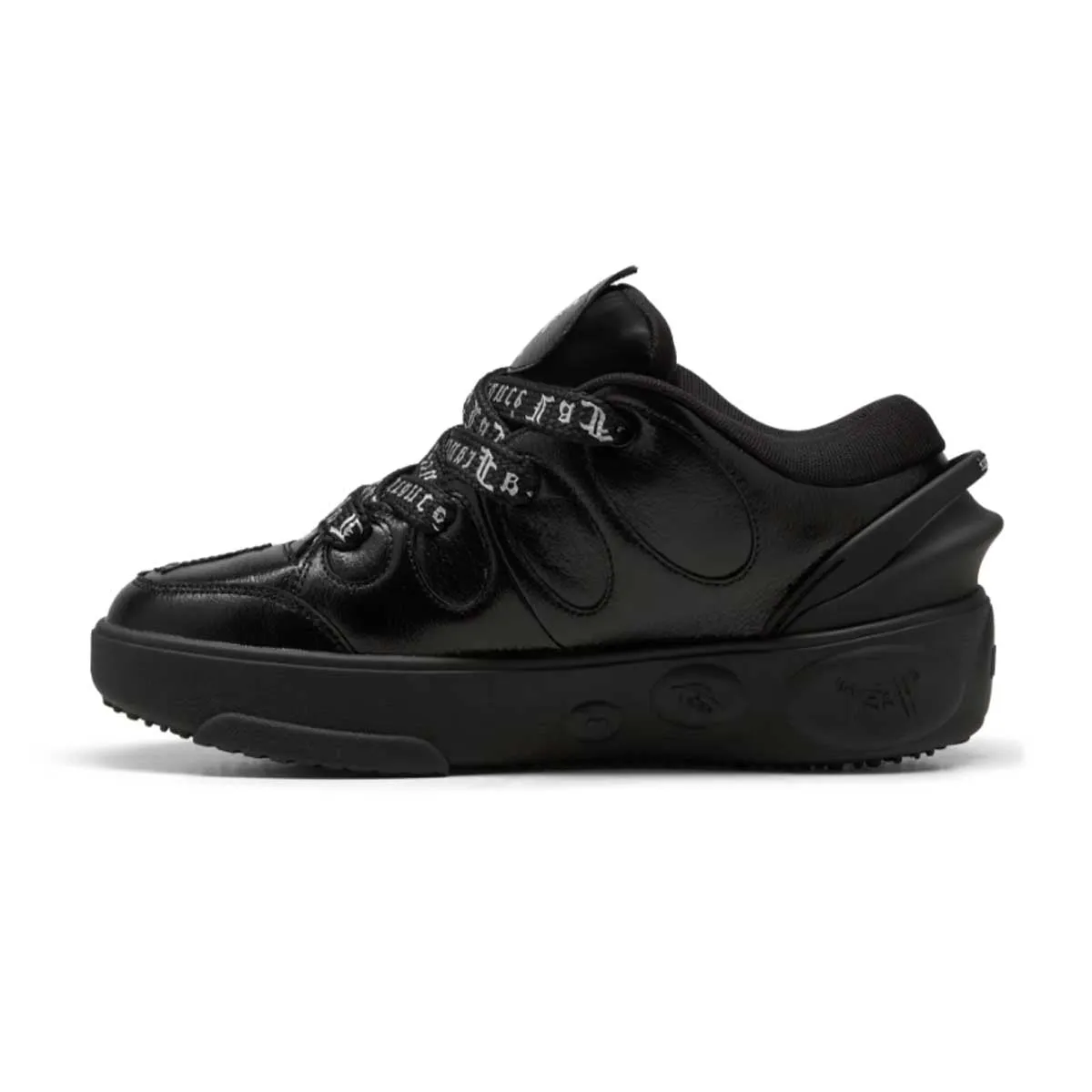 right - foot Refined performance   LAMELO BALL LaFranc?? Black Written in Chrome 'PUMA Black Silver Mist'
