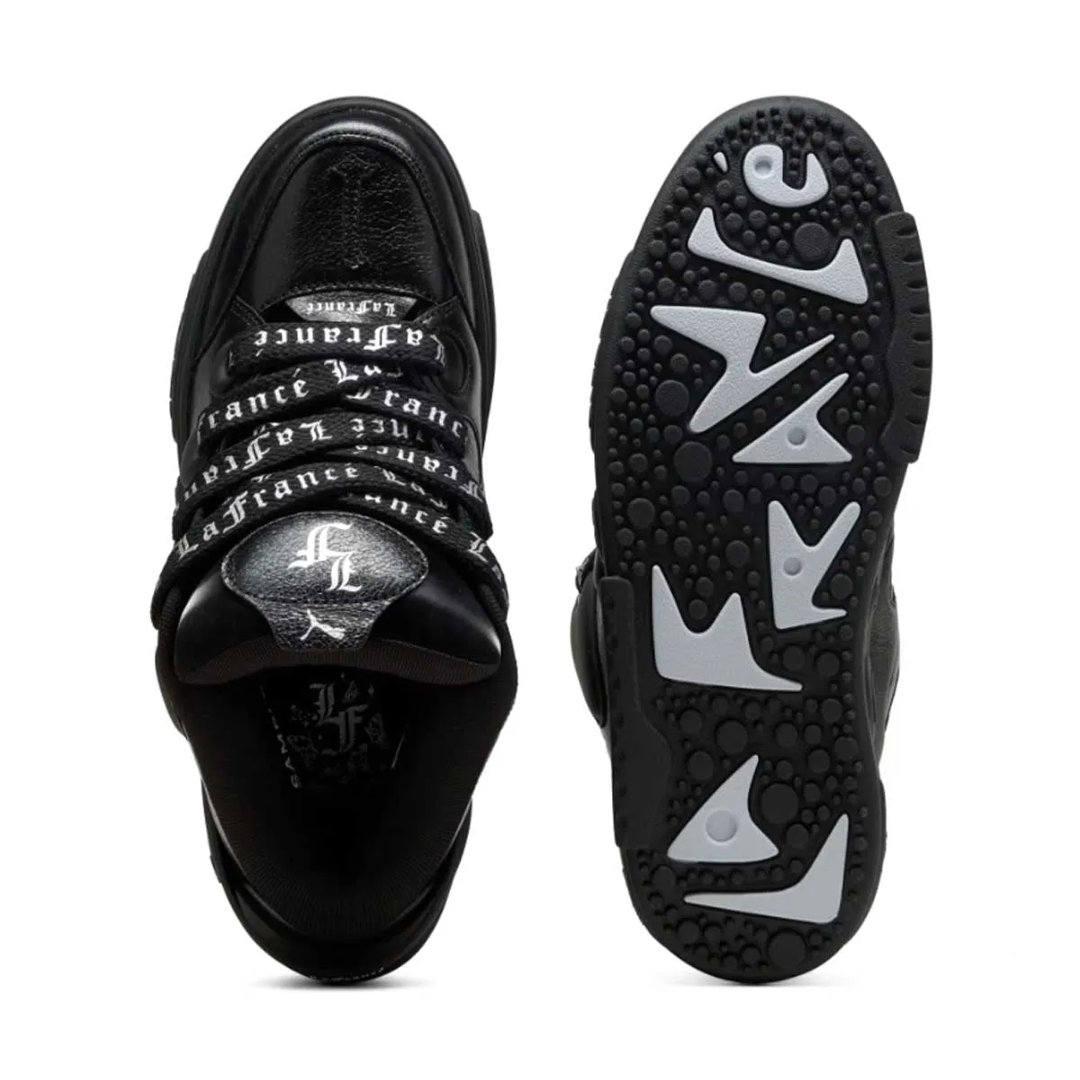   LAMELO BALL LaFranc?? Black Written in Chrome 'PUMA Black Silver Mist' Stretchable