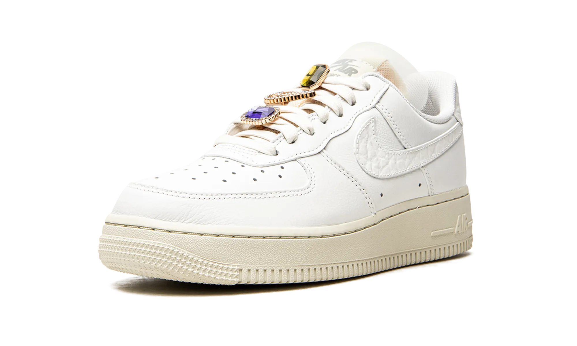 AIR FORCE 1 LO PRM MNS WMNS "Jewels White" Comfortable Ride