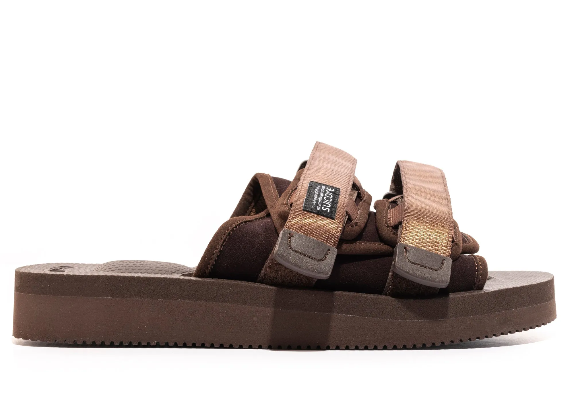 Cushioned Insole Suicoke Moto-VS Sandals in Brown
