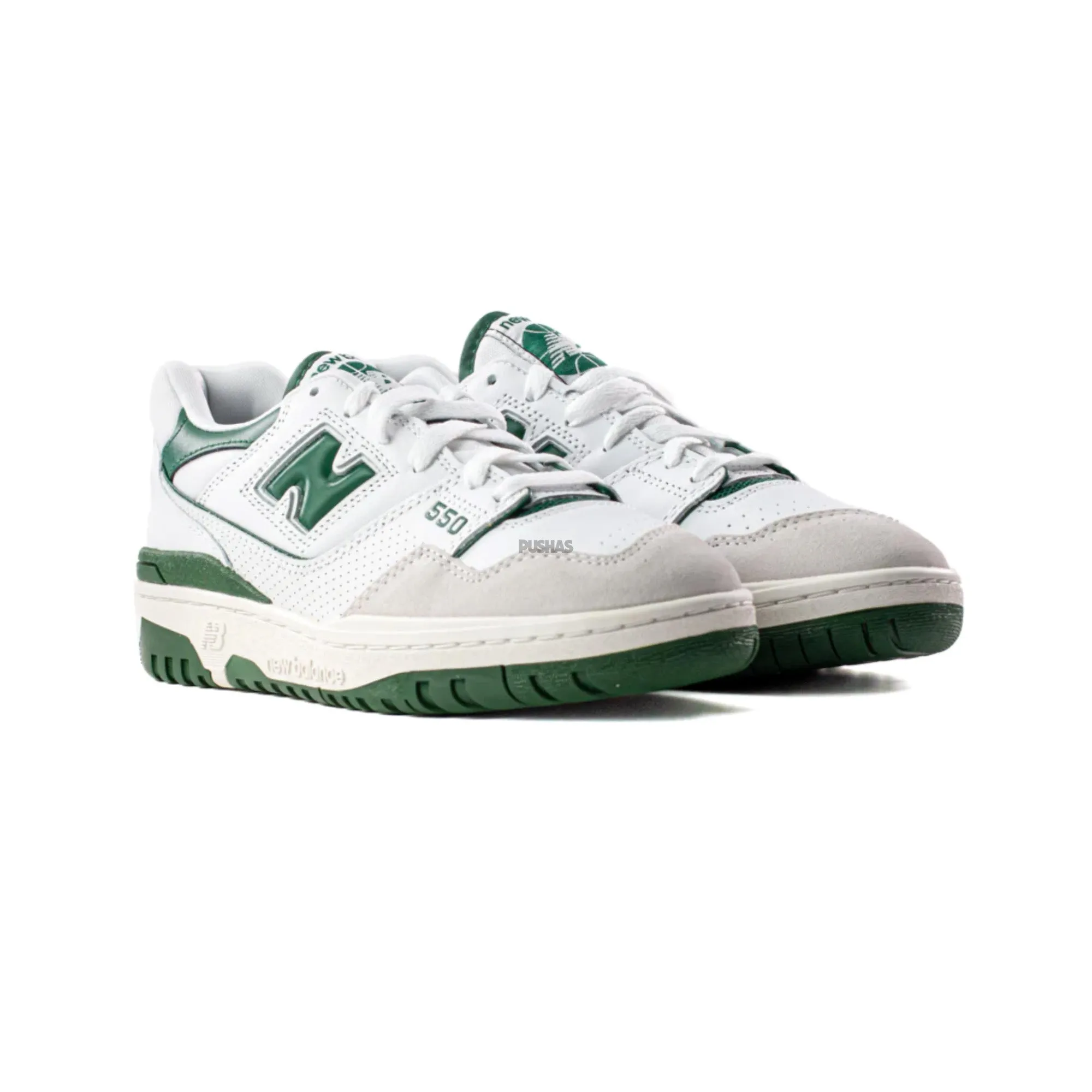 550 'White Green' (2022) park - specific shoes evening