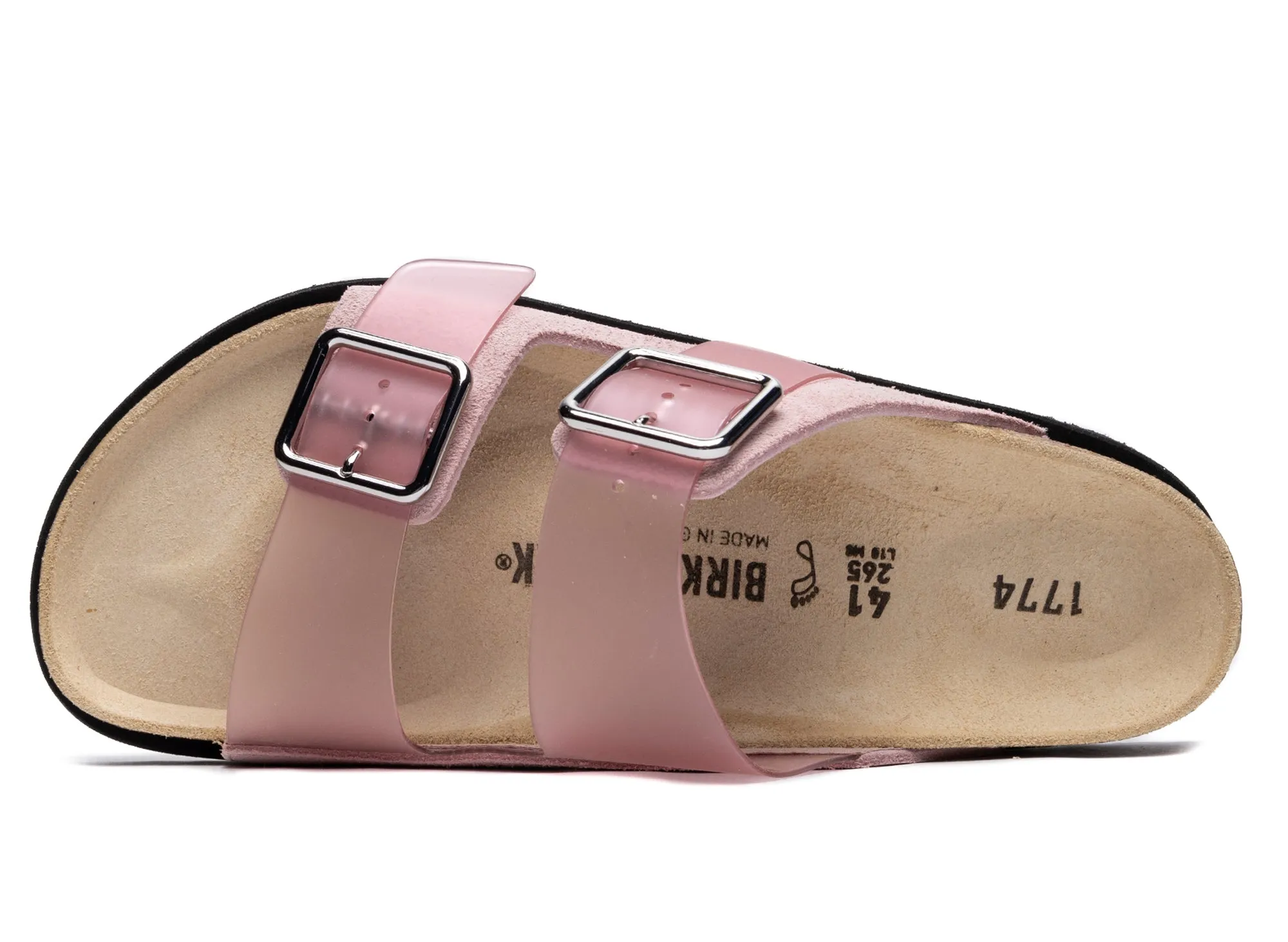 Birkenstock Arizona Milky PVC 1774 in Chintz Rose Balance Core