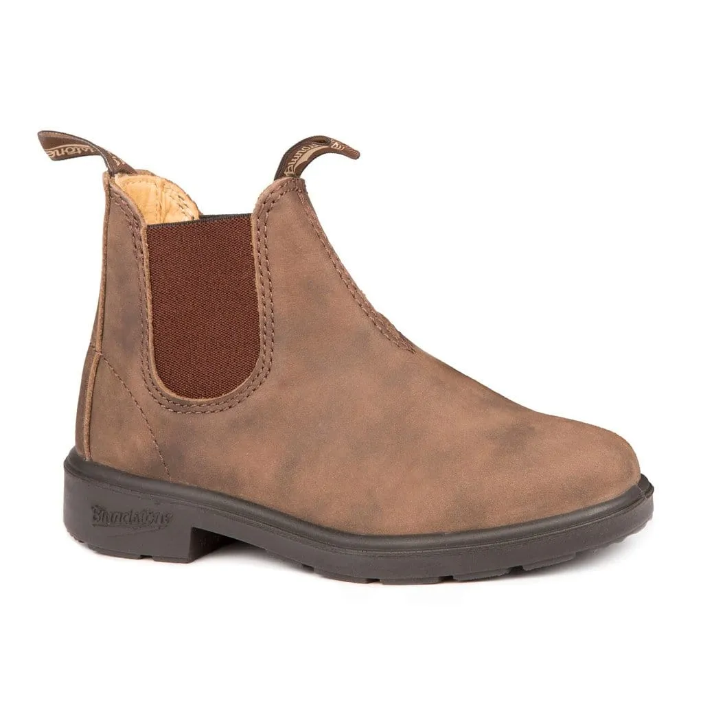 Blundstone 565 - Kids Boot in Rustic Brown Animal Spot High Traction Adventure Journey