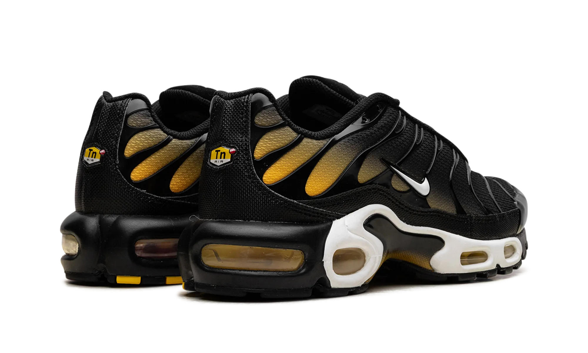 Air Max Plus "Black University Gold White" running in triathlons shoes