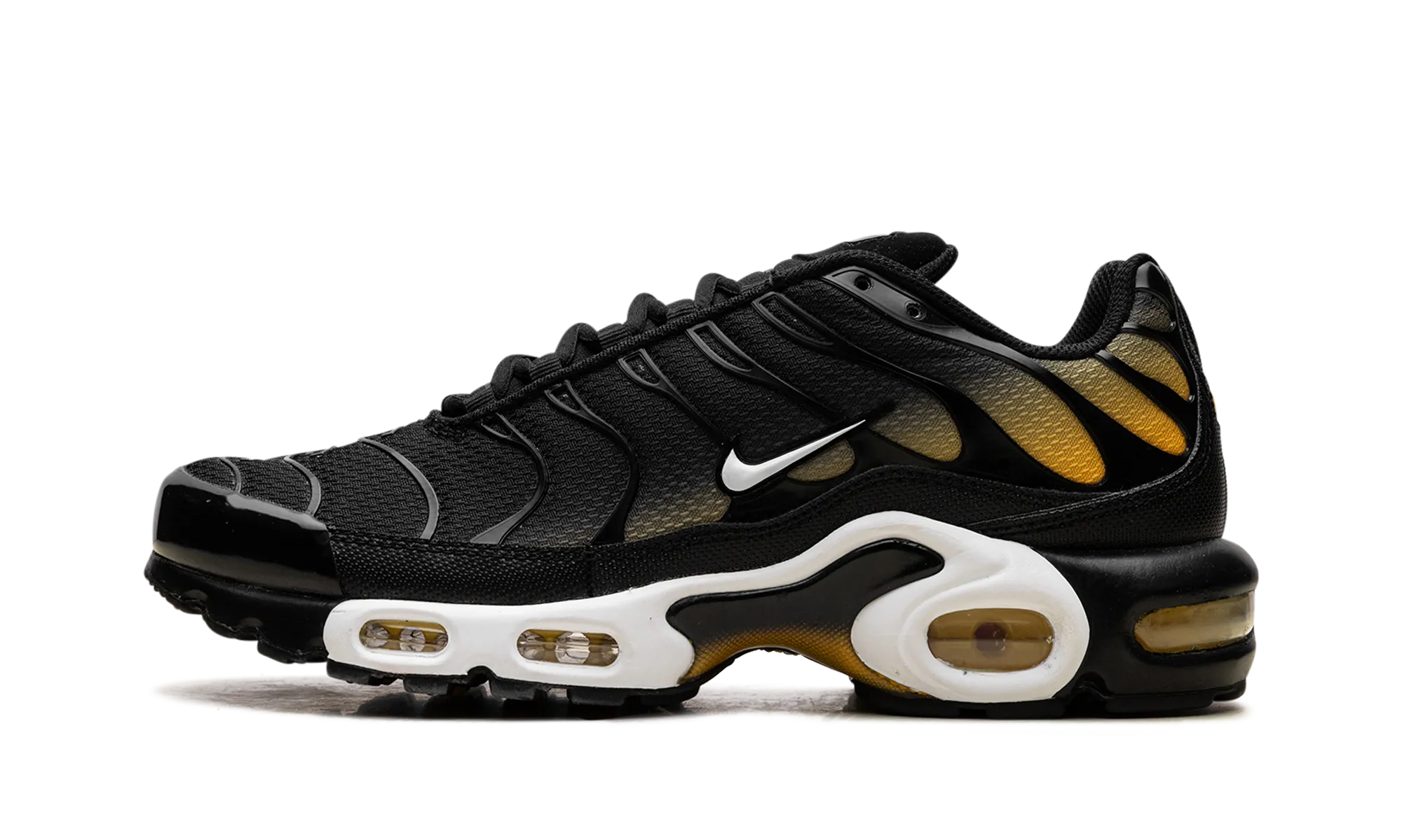 Air Max Plus "Black University Gold White" table tennis shoes anti - static - property shoes