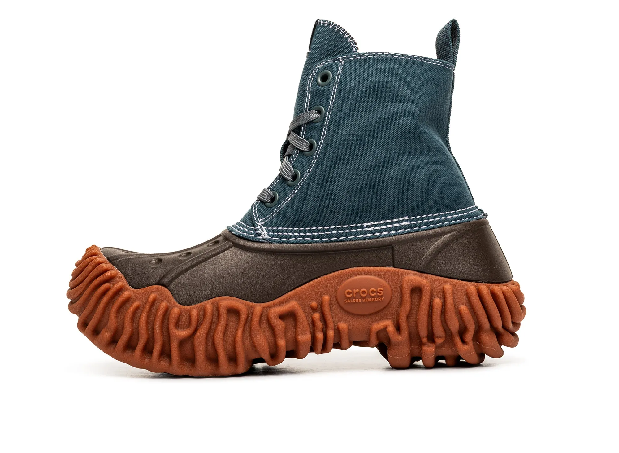 Crocs x Salehe Bembury The Cypress Boot Tetra Bright Neon Field Walk