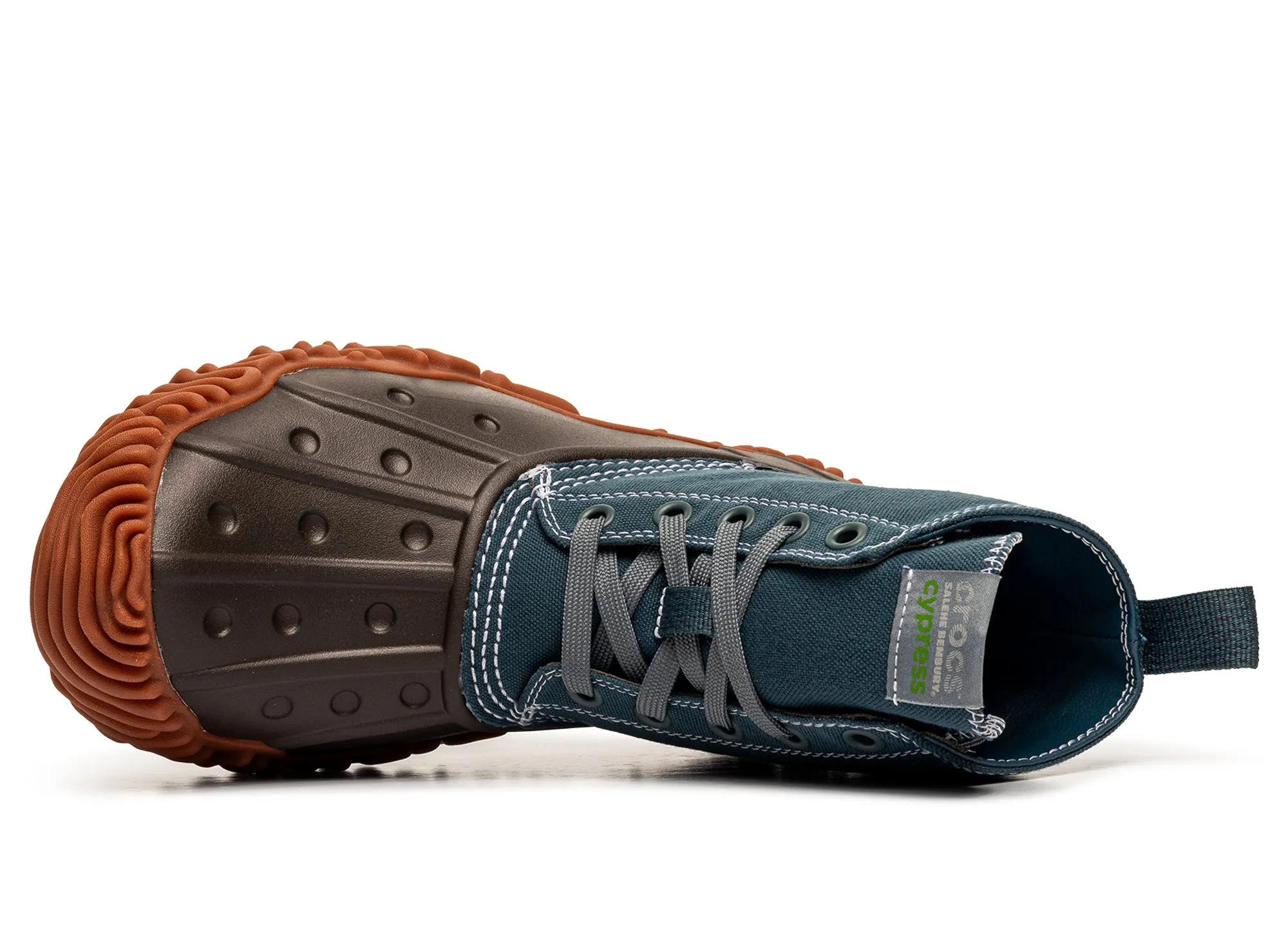 Crocs x Salehe Bembury The Cypress Boot Tetra Ergonomic Travel Enthusiasts