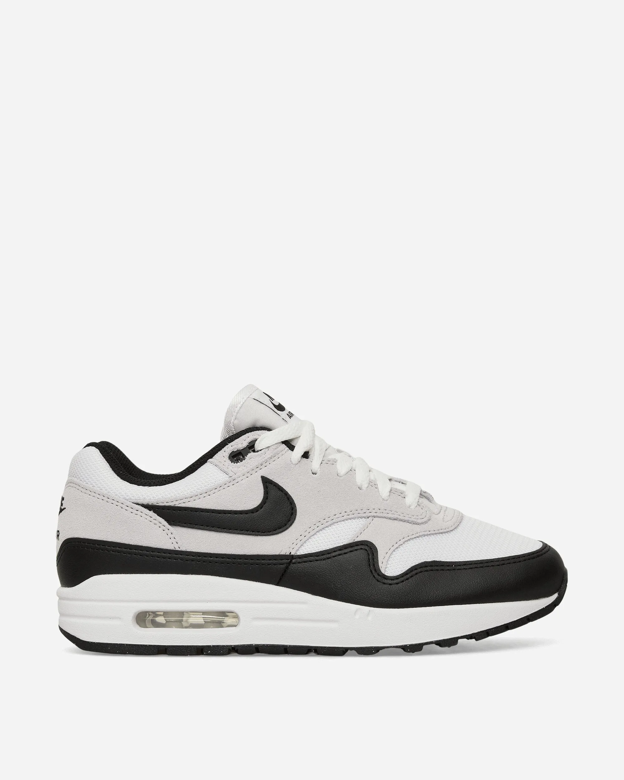 Air Max 1 Essential Sneakers White / Black / Pure Platinum Thermoplastic Uppers