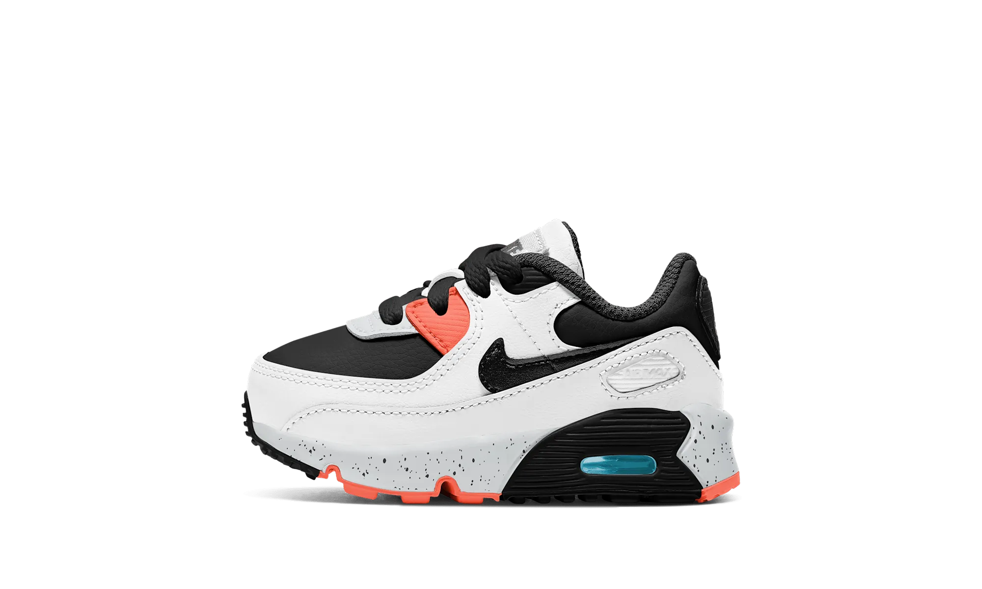 Air Max 90 TD "White Black Orange" Remarkable flexibility running in the dryness shoes