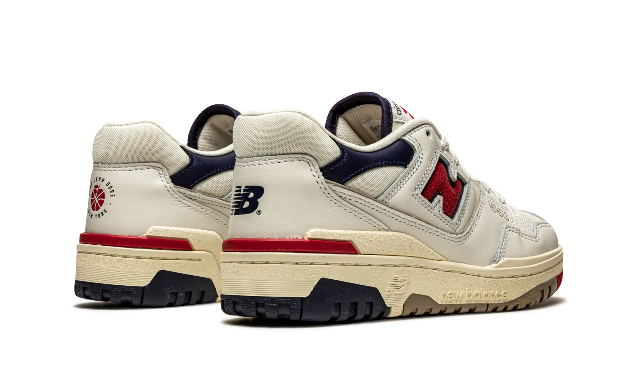 mid - top supportiveness 550 "Aime Leon Dore - White Navy Red"