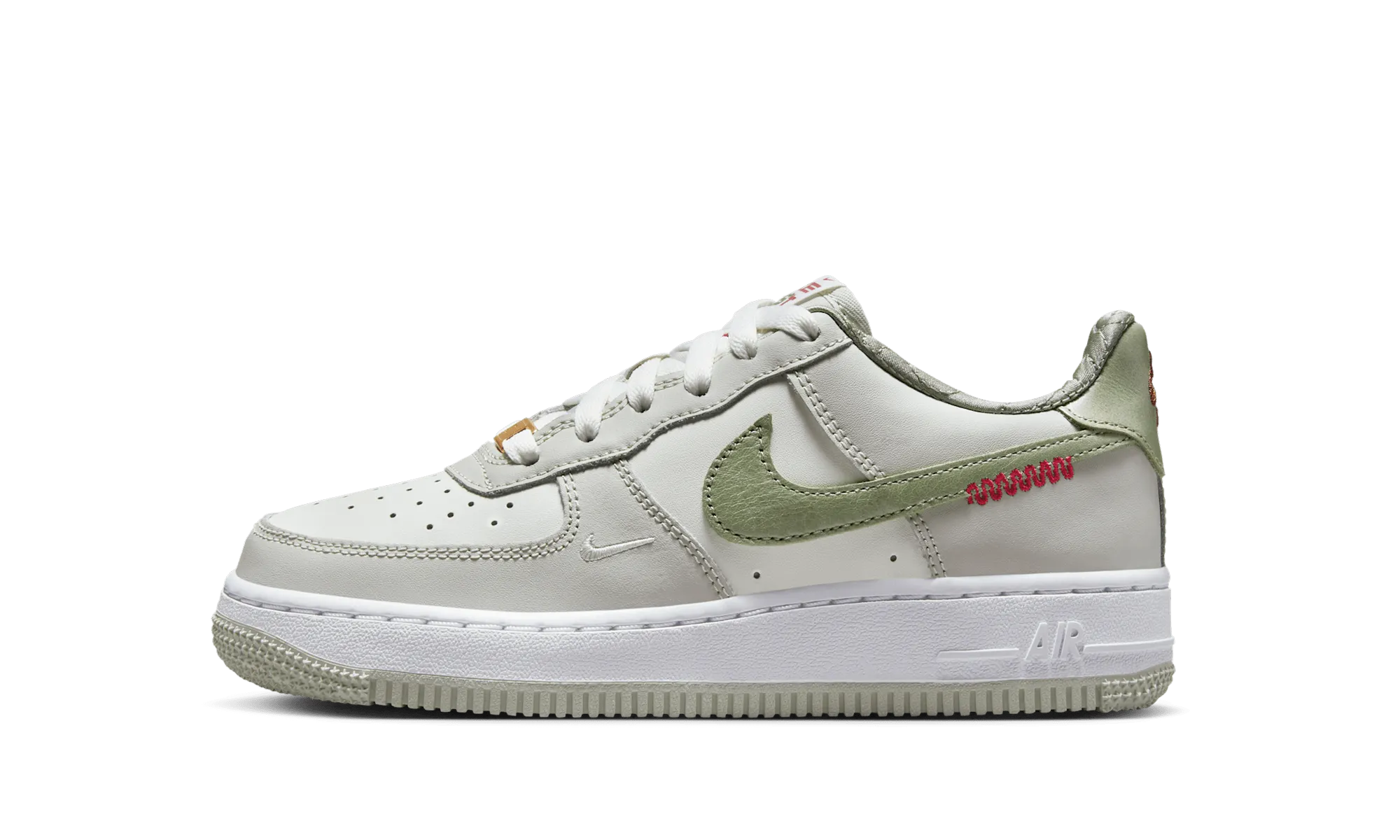 Stitchless Construction Soccer Field Air Force 1 Low GS "Year of the Snake"