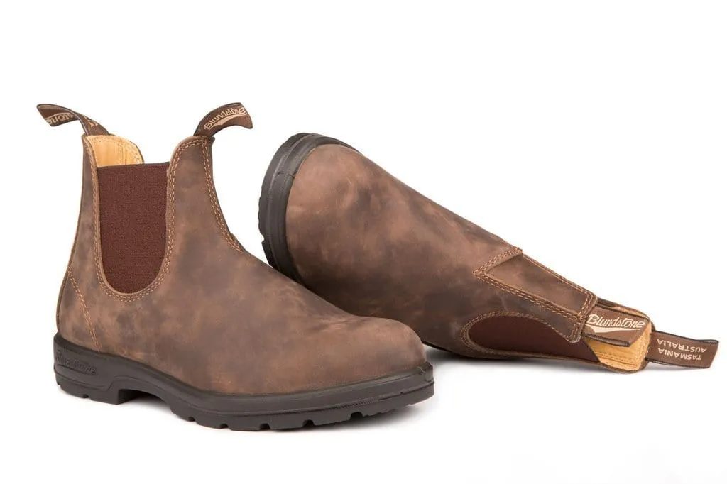 Slip Resistant All Day Wear Coffee Shop Blundstone 585 - Classic - Rustic Brown