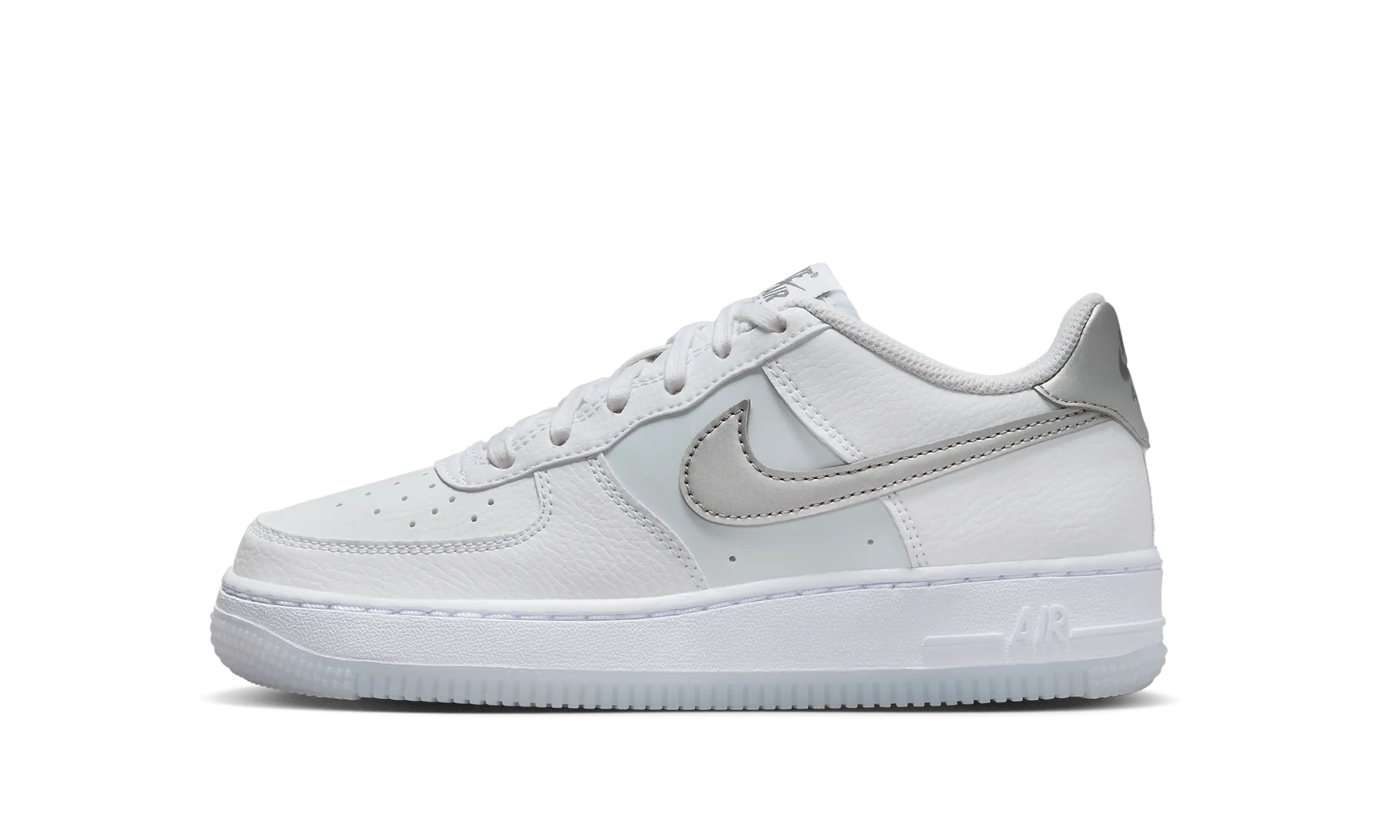 Structural Weave Technology Air Force 1 GS "Grey Swoosh"