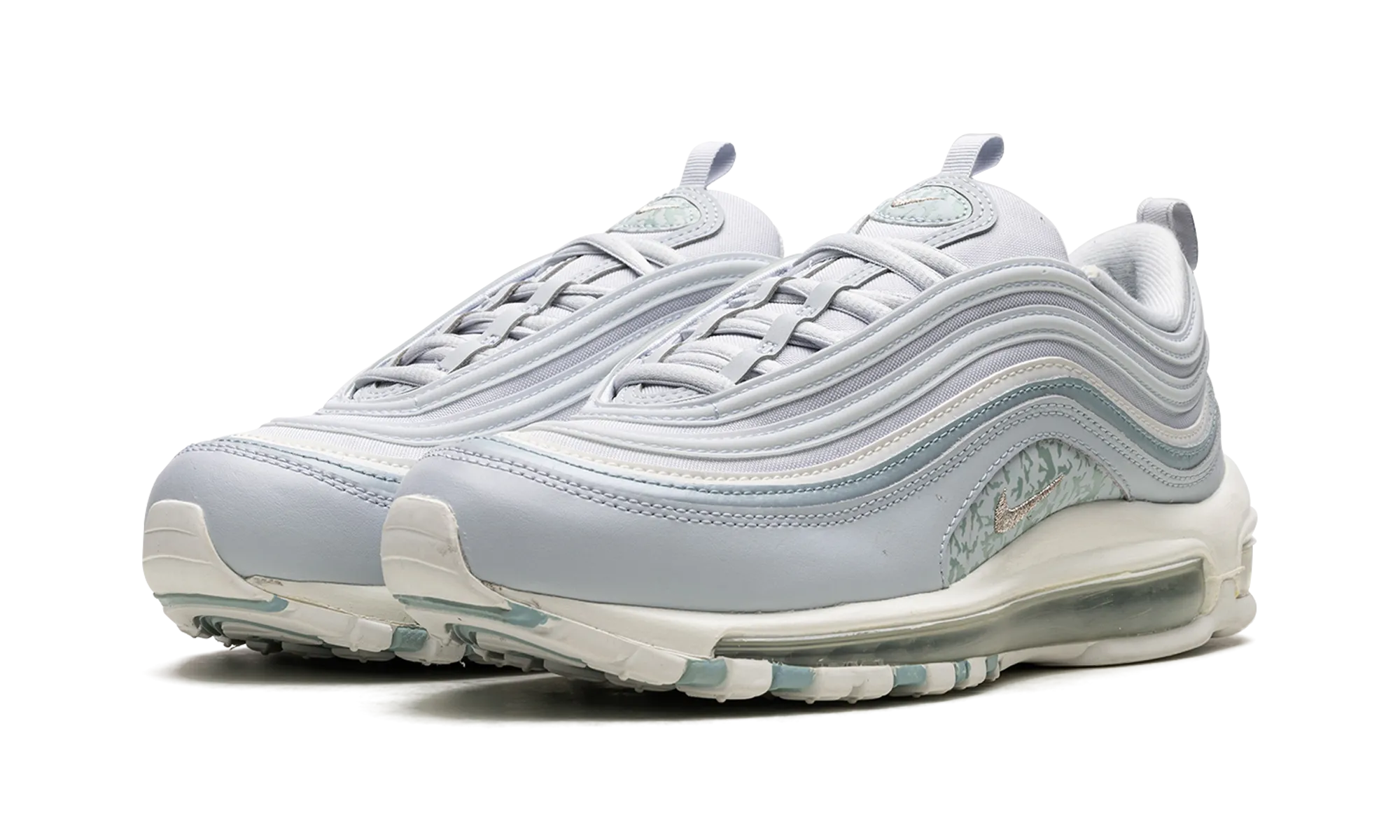NIKE AIR MAX 97 WMNS "Aura Reflective Camo" simple design kids' enjoyment