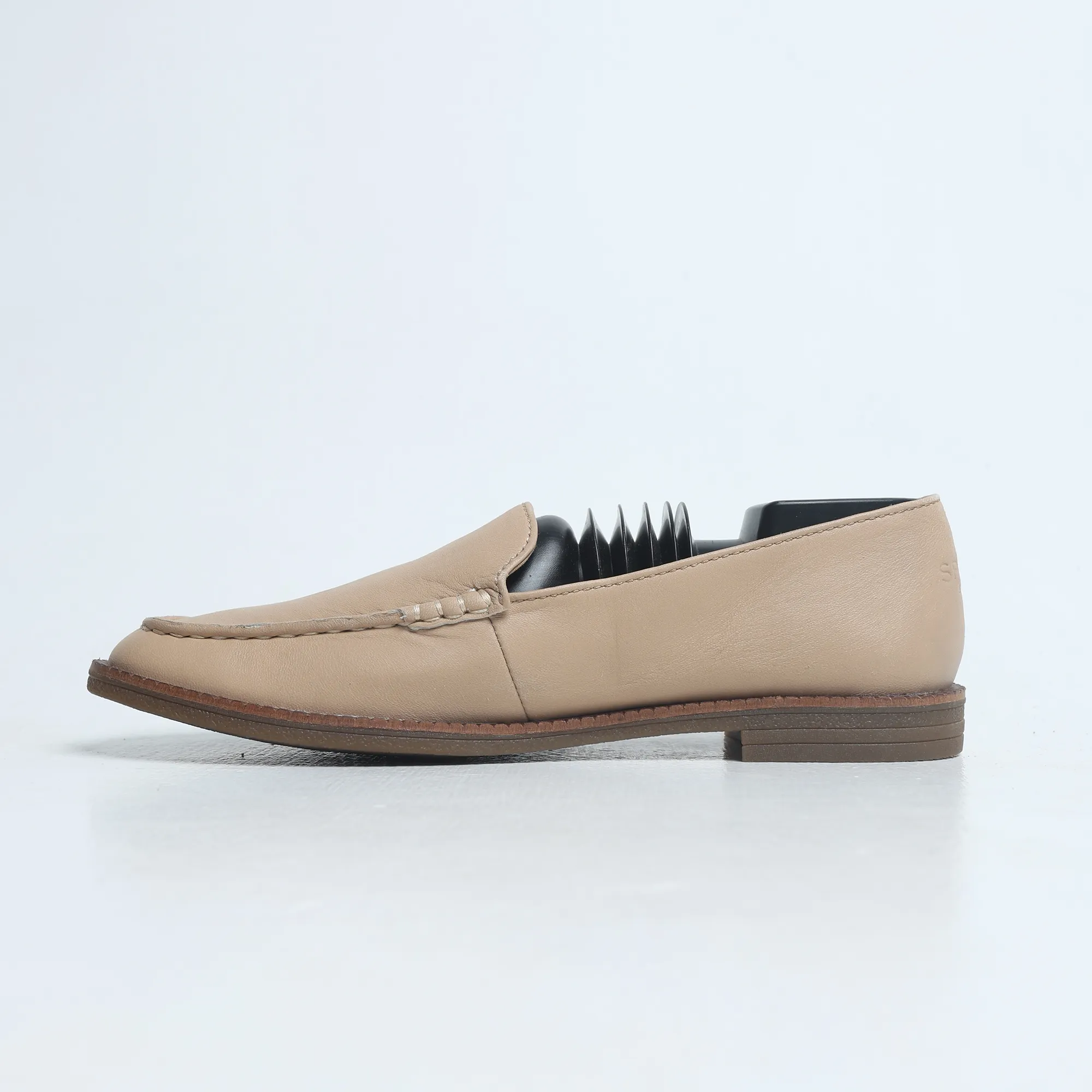 Evening Gala Cocktail Party Sperry - Women's Moc- Toe Leather Loafer - Natural ( nude)