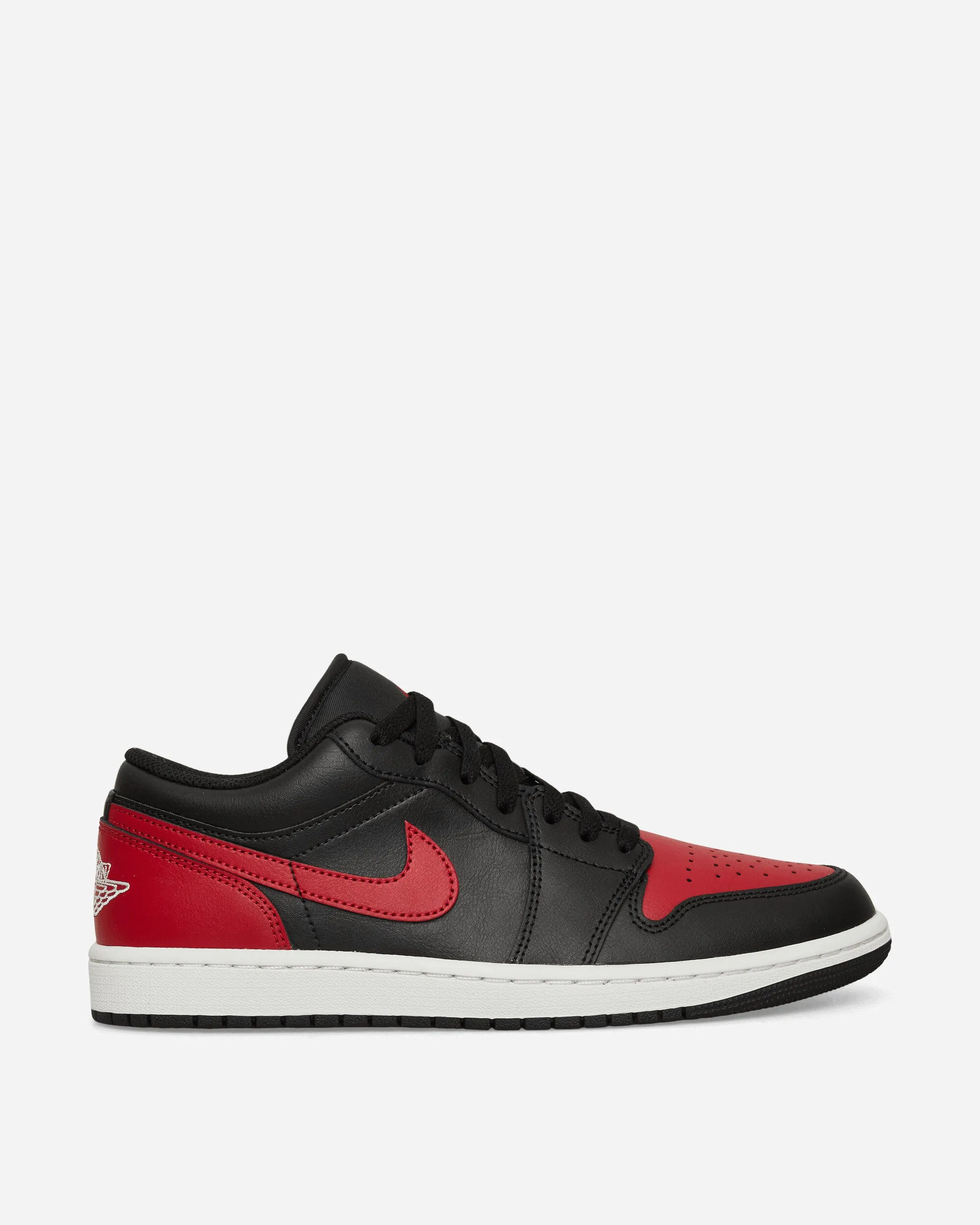 Wide Toe Box Engineering Air Jordan 1 Low Sneakers Black / Varsity Red / Summit White