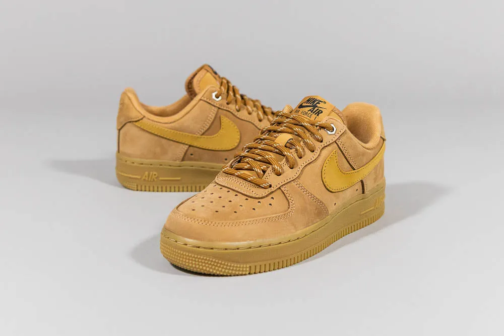 Women's Nike Air Force 1 '07 WB 'Flax' Shock Absorbing Technology Comfort Laces