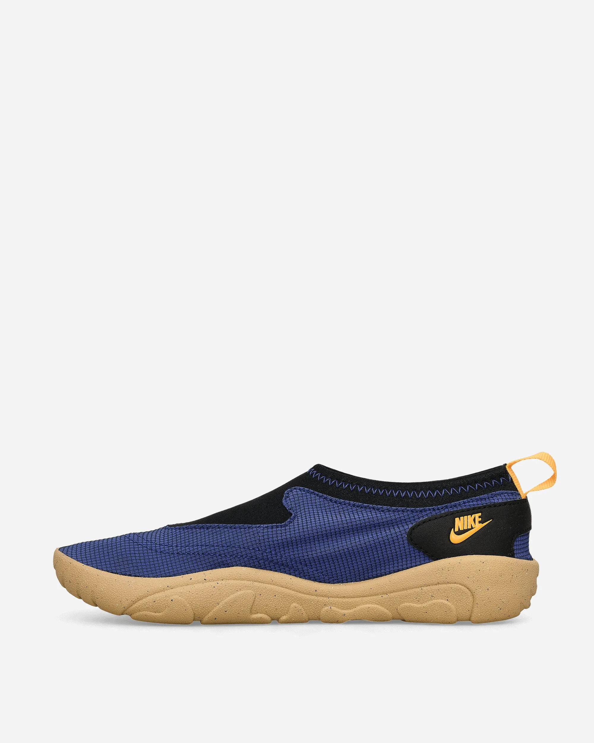 Bold Outsole Geometry Aqua Turf Sneakers Deep Night / Laser Orange