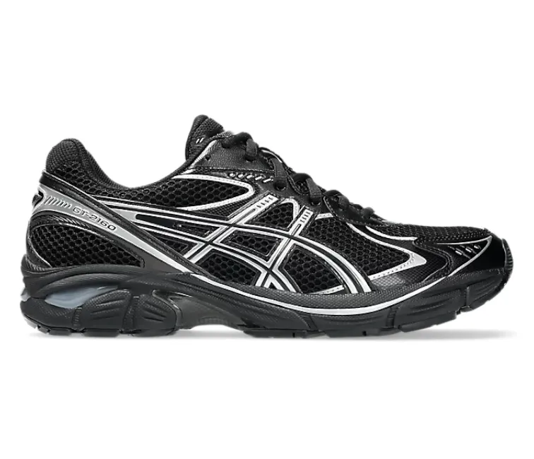 Abrasion Resistant Toe Cap Men's Asics GT-2160 (Black/Pure Silver)